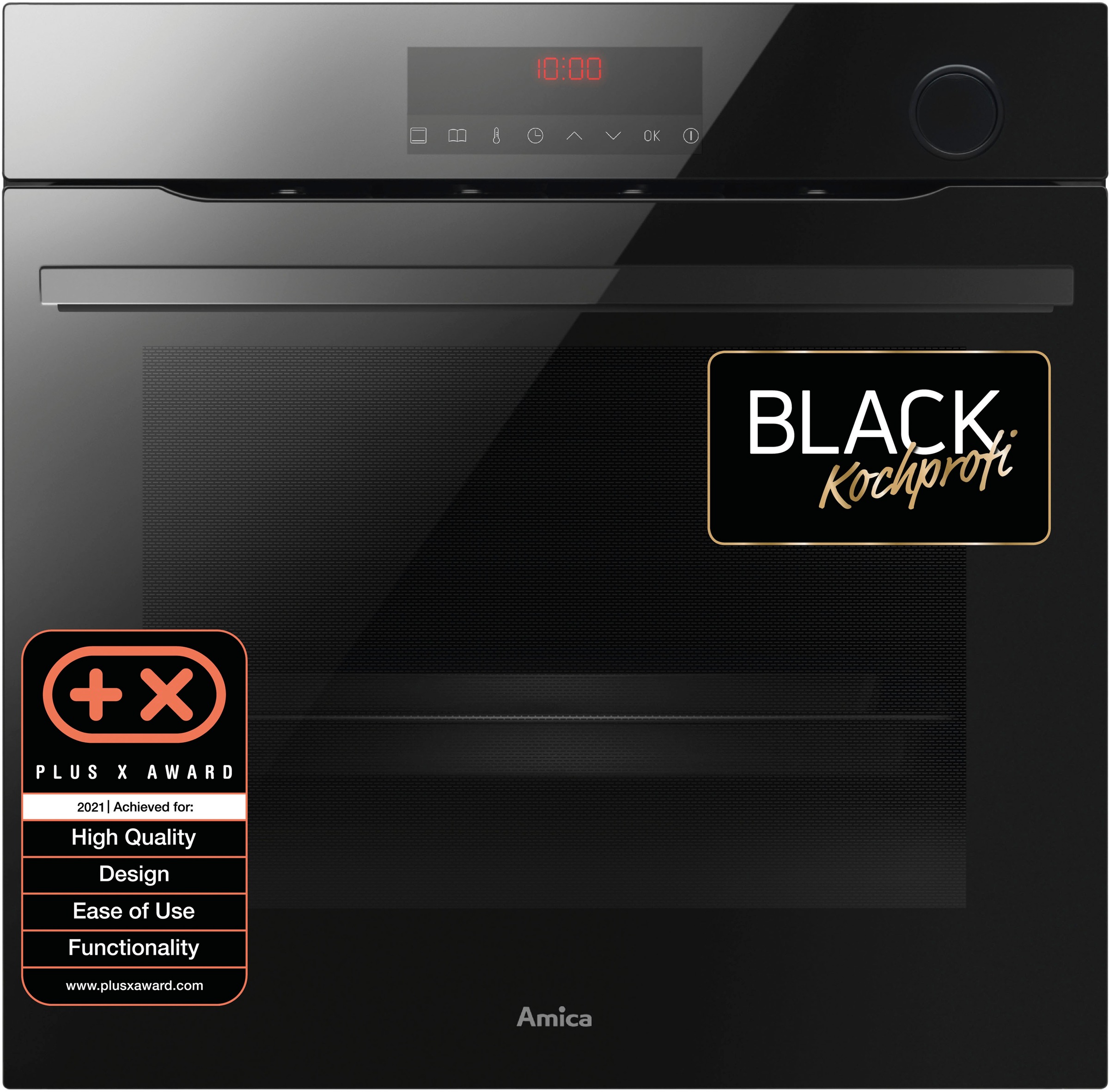 Amica Dampfbackofen "EBSX 949 610 S" mit Teleskopauszug nachrüstbar mit Ste günstig online kaufen