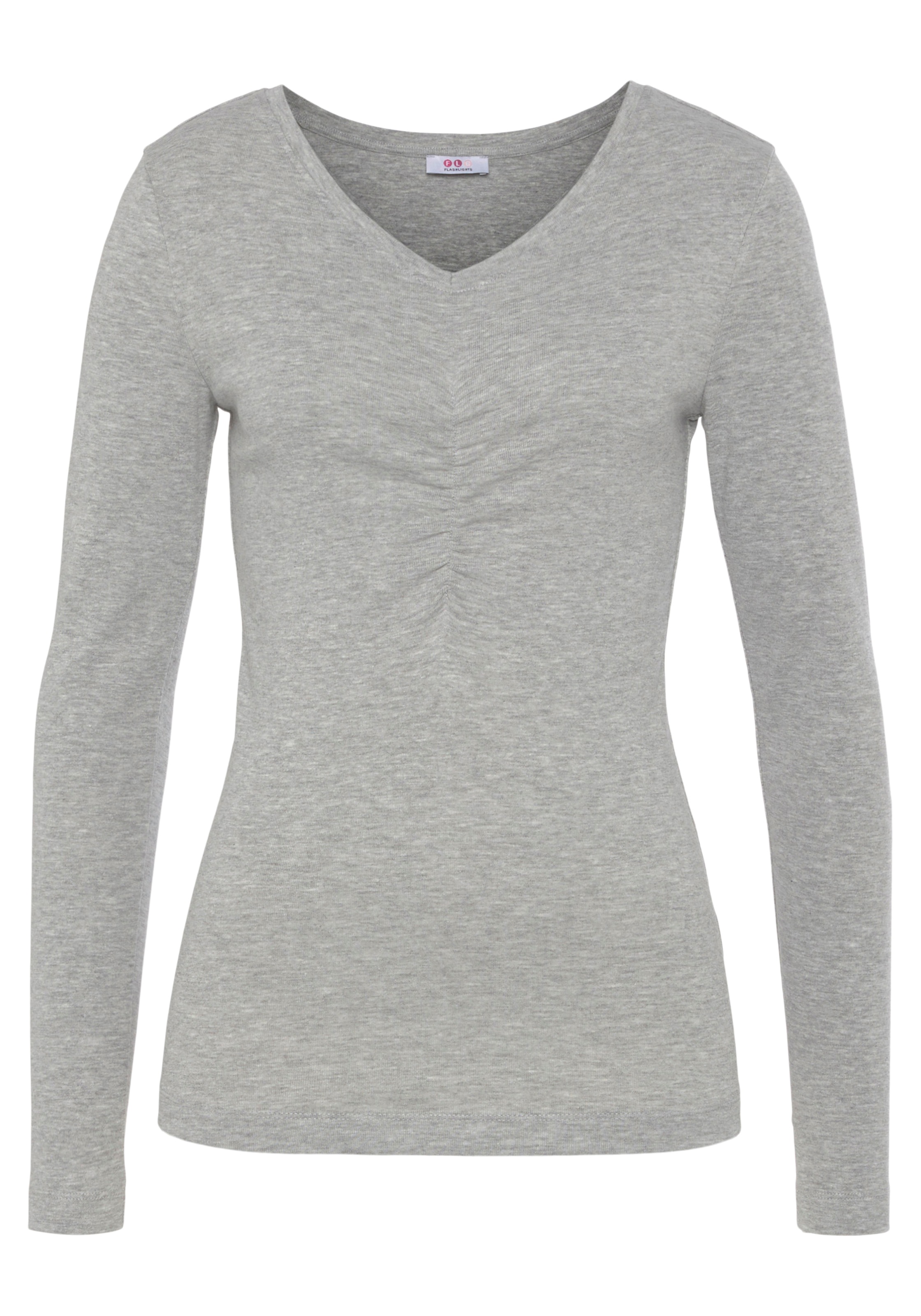 Thumbnail - Flashlights Longsleeve, 2 Stk. Langarm, sehr figurbetonter Schnitt, Feinrippstoff, Basic-Stil