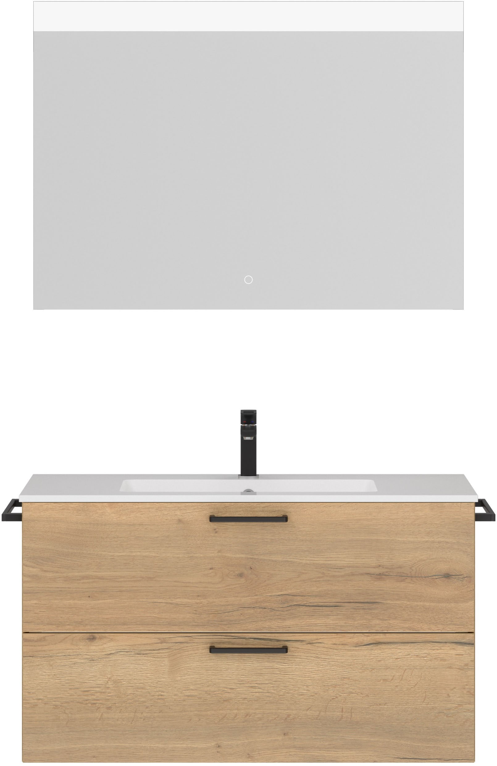 nobilia Badmöbel-Set "Tolvina" vormontiert, mit Soft-Close, 2 Stk. tlg. günstig online kaufen