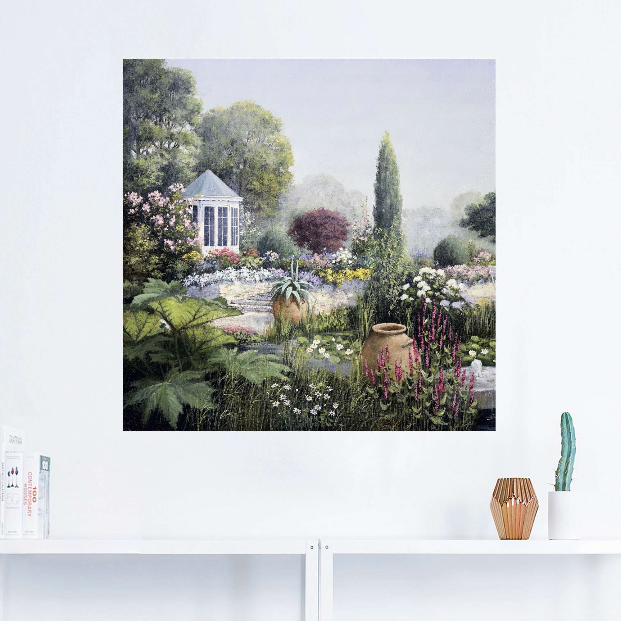 Artland Leinwandbild »Paradies I«, Garten, (1 St.), auf Keilrahmen gespannt
