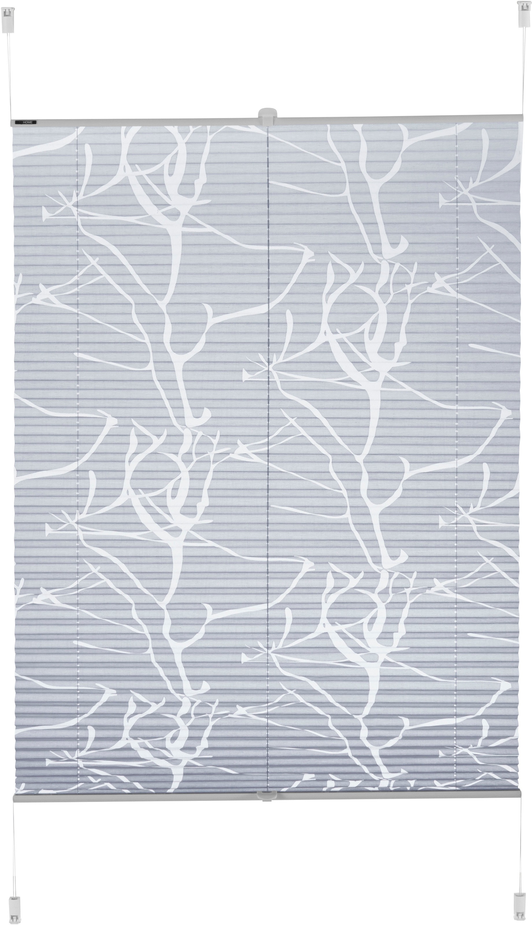 my home Plissee "Anna" Lichtschutz ohne Bohren verspannt Ästemotiv, Bestsel günstig online kaufen