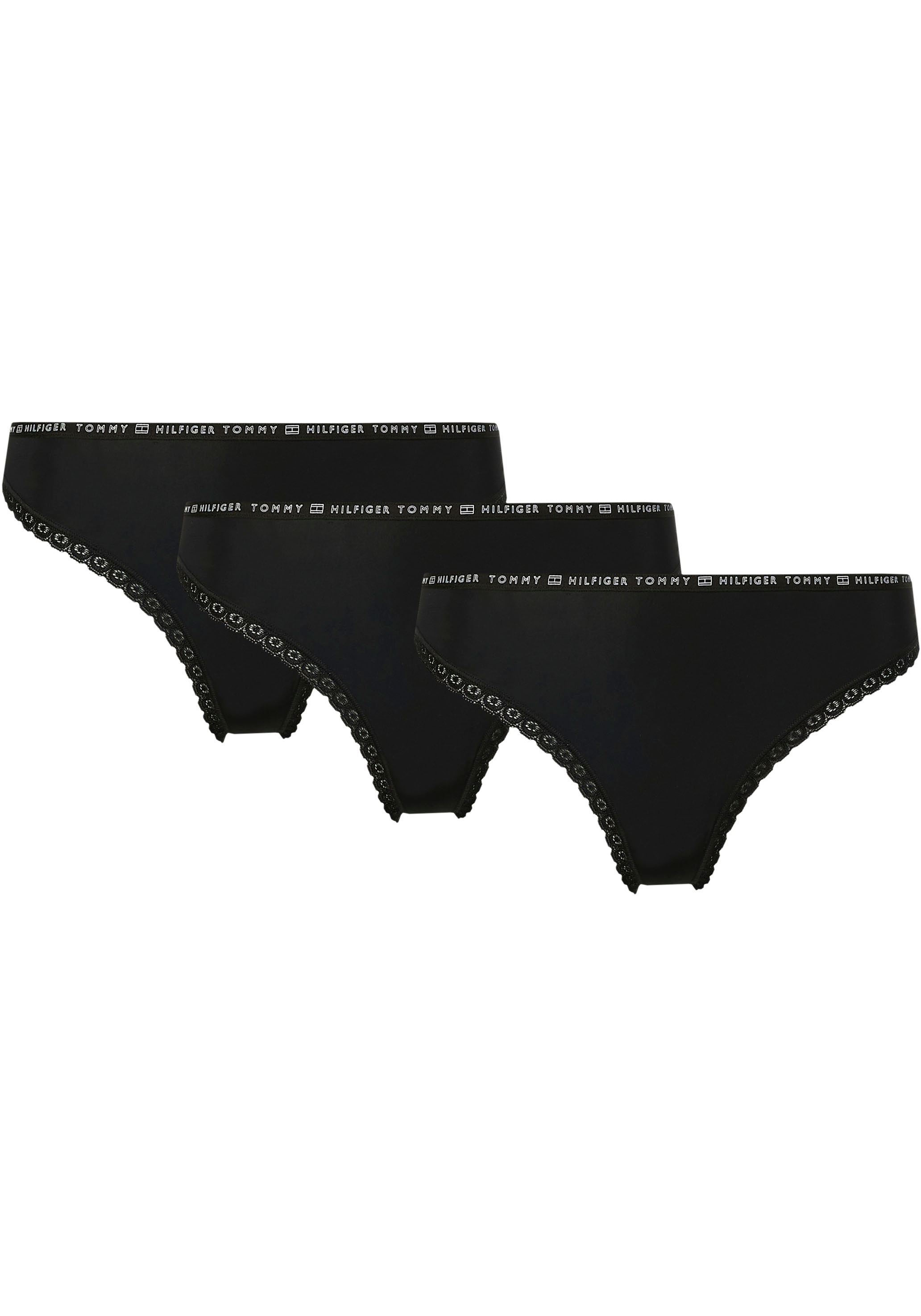 Tommy Hilfiger Underwear Slip »3P THONG«, (Packung, 3 St., 3er-Pack), mit zarter... kaufen