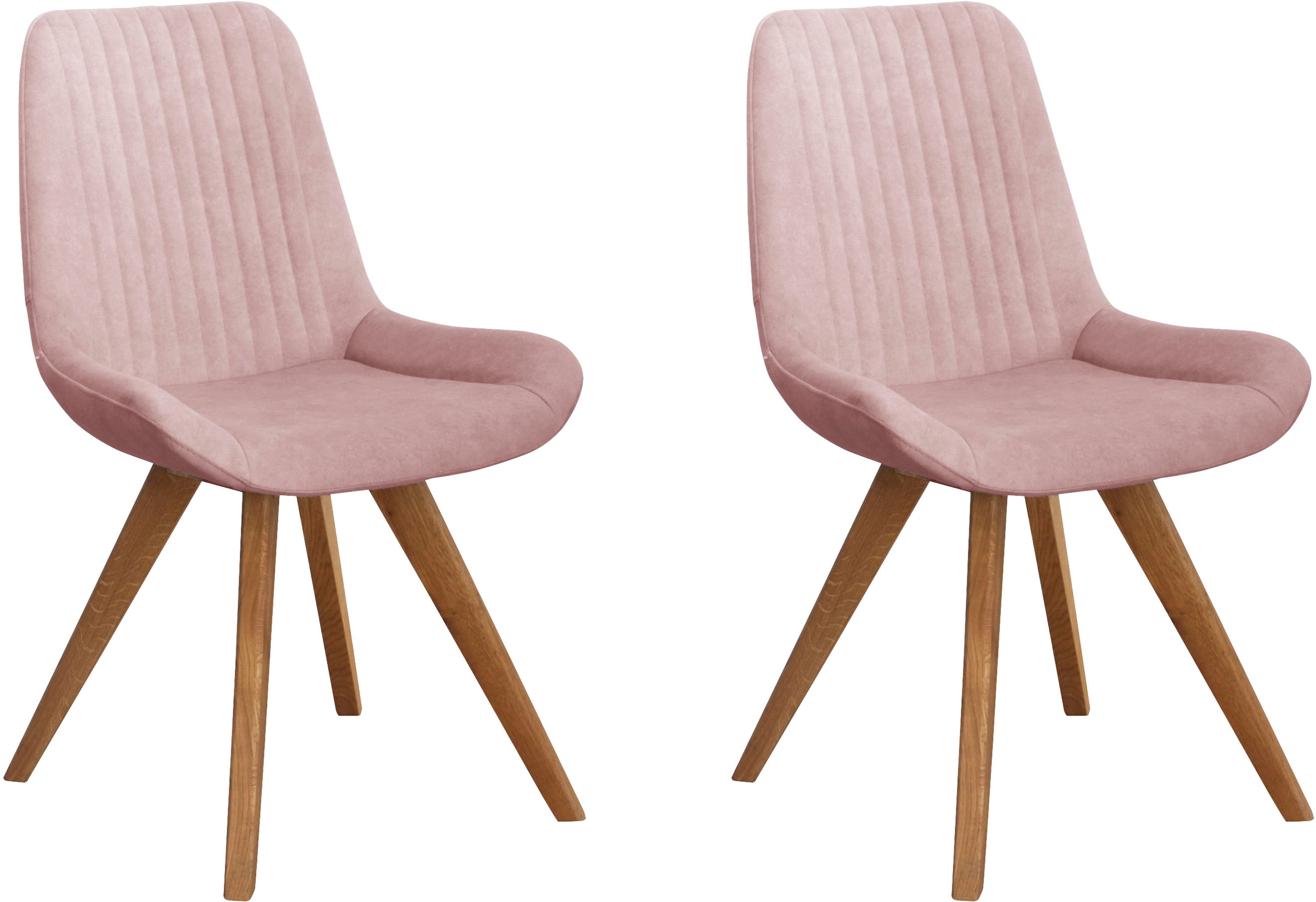 OTTO home Schalenstuhl "Bratislava" (Set) 2 Stk.Gestell Eiche massiv geölt, günstig online kaufen