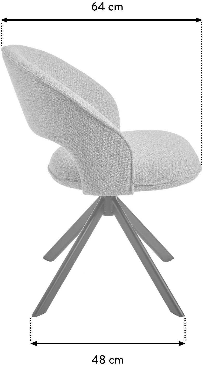 nobilia® »TURNII-CHA - verschiedene Bezugsqualitäten wählbar« () 1 Stk.360° drehbar mit automatischer Rückholfunktion