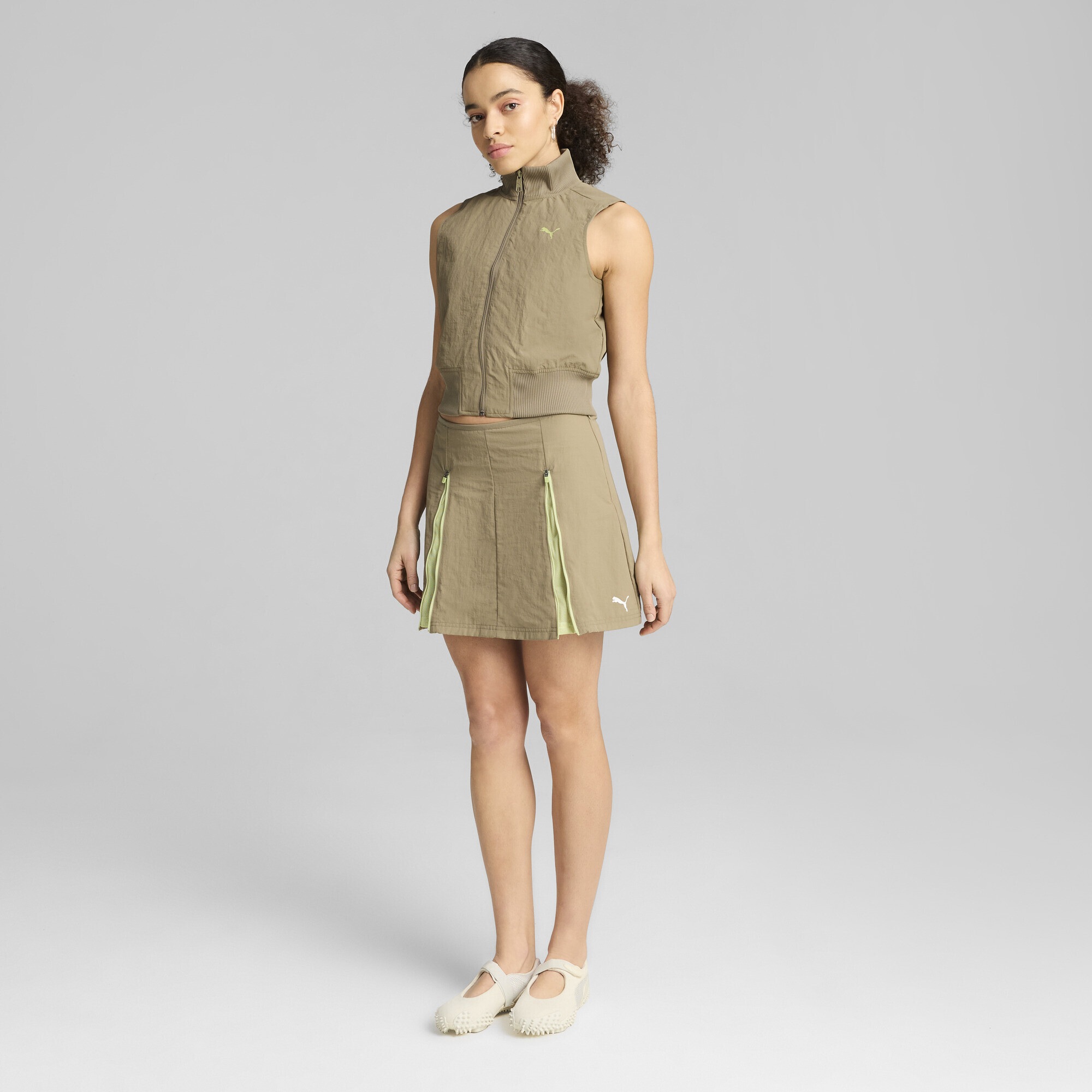 PUMA Jerseyrock »DARE TO Gewebter Zip-Rock Damen«