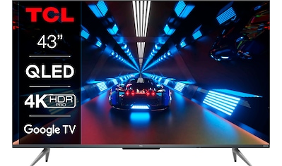 TCL QLED-Fernseher »43C735X1«, 108 cm/43 Zoll, 4K Ultra HD, Smart-TV-Google TV, HDR... kaufen