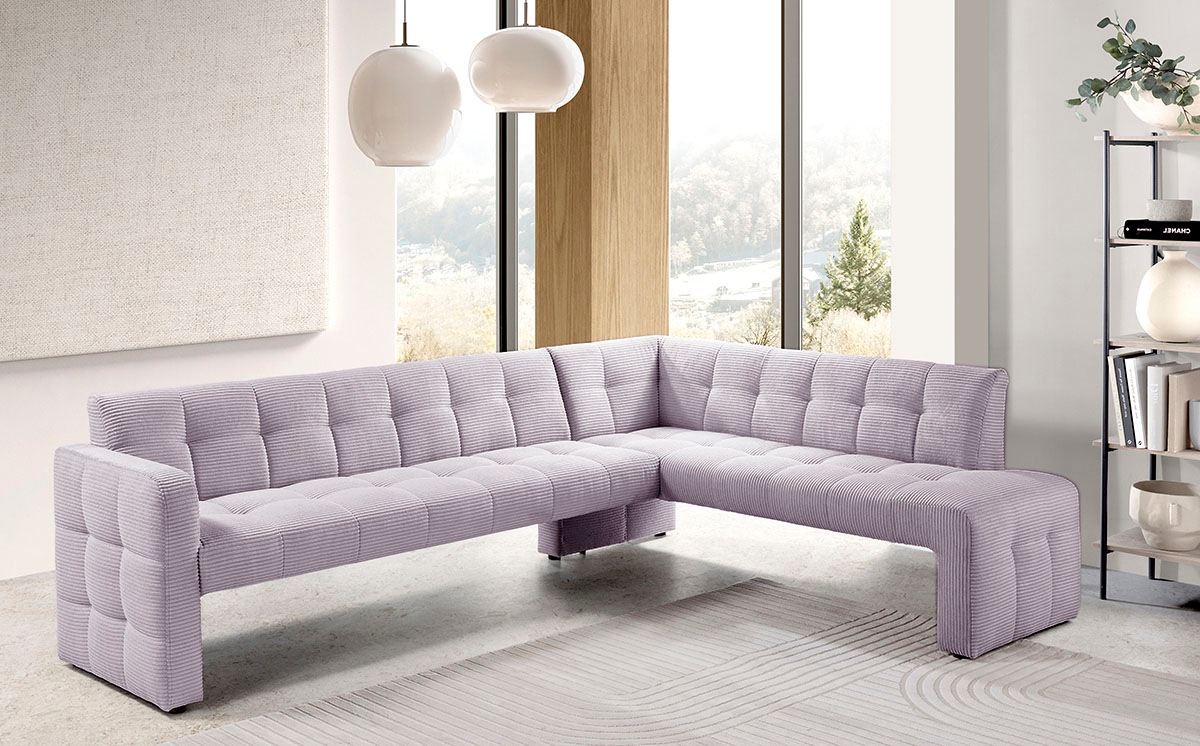 exxpo - sofa fashion Essbank »Barista, bequem und elegant, hohe Bodenfreiheit«, Eckbank Barista bequem und elegant, hochwertige Detailverarbeitung
