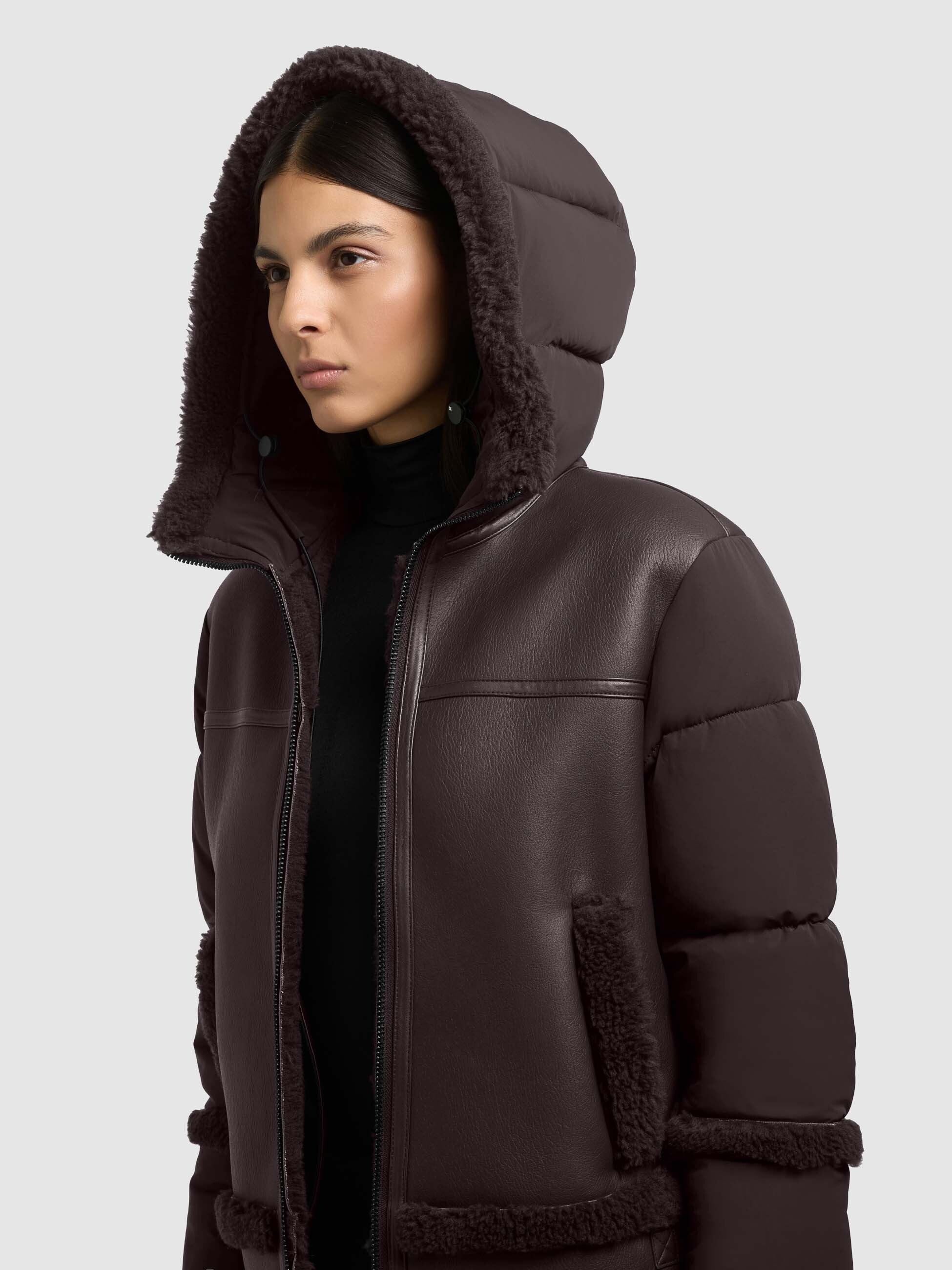 khujo Winterjacke »LEXYA« mit Kapuze