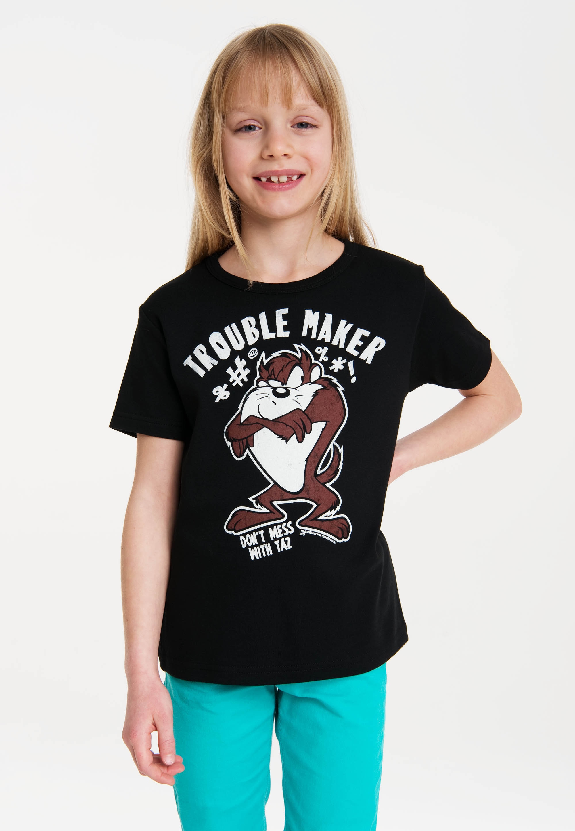 LOGOSHIRT T-Shirt »T-ShirtTaz - Looney Tunes«, mit tollem Frontprint