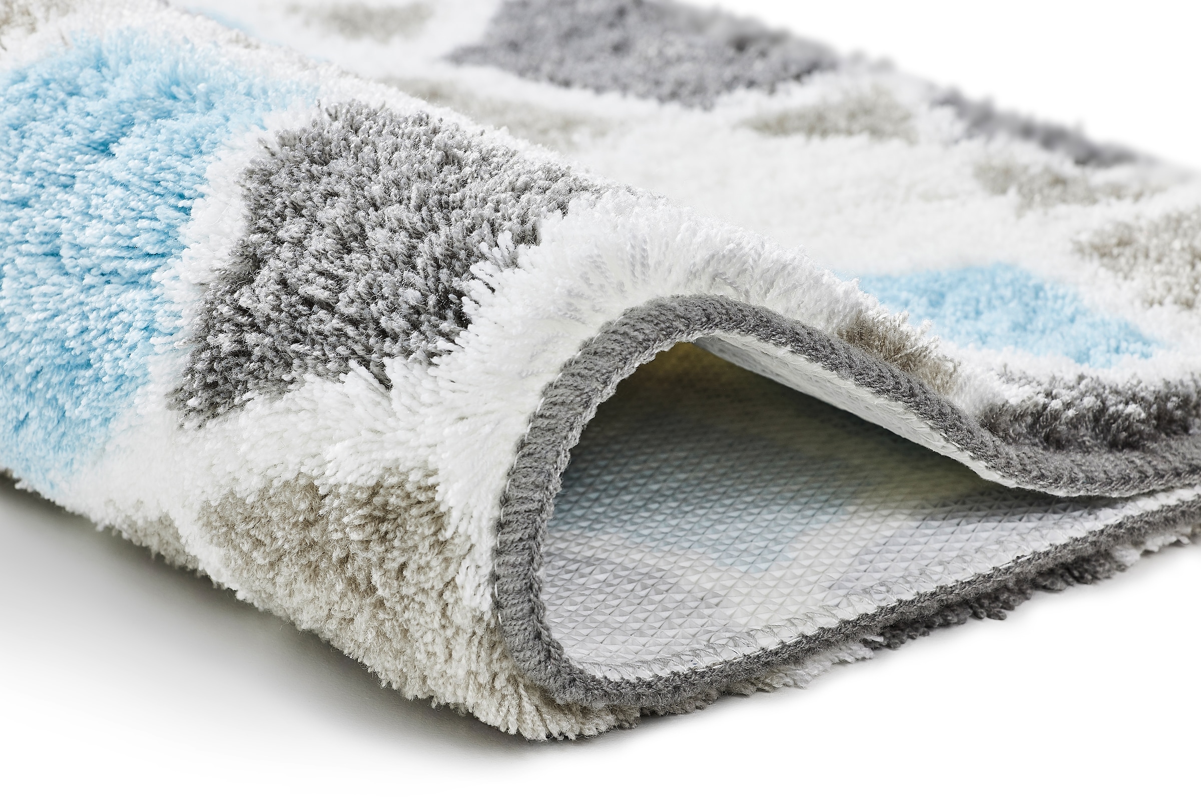 Kleine Wolke Badematte »Sintra«, rutschhemmend beschichtet, fußbodenheizungsgeeignet, Badteppich, modernes Mosaikdesign