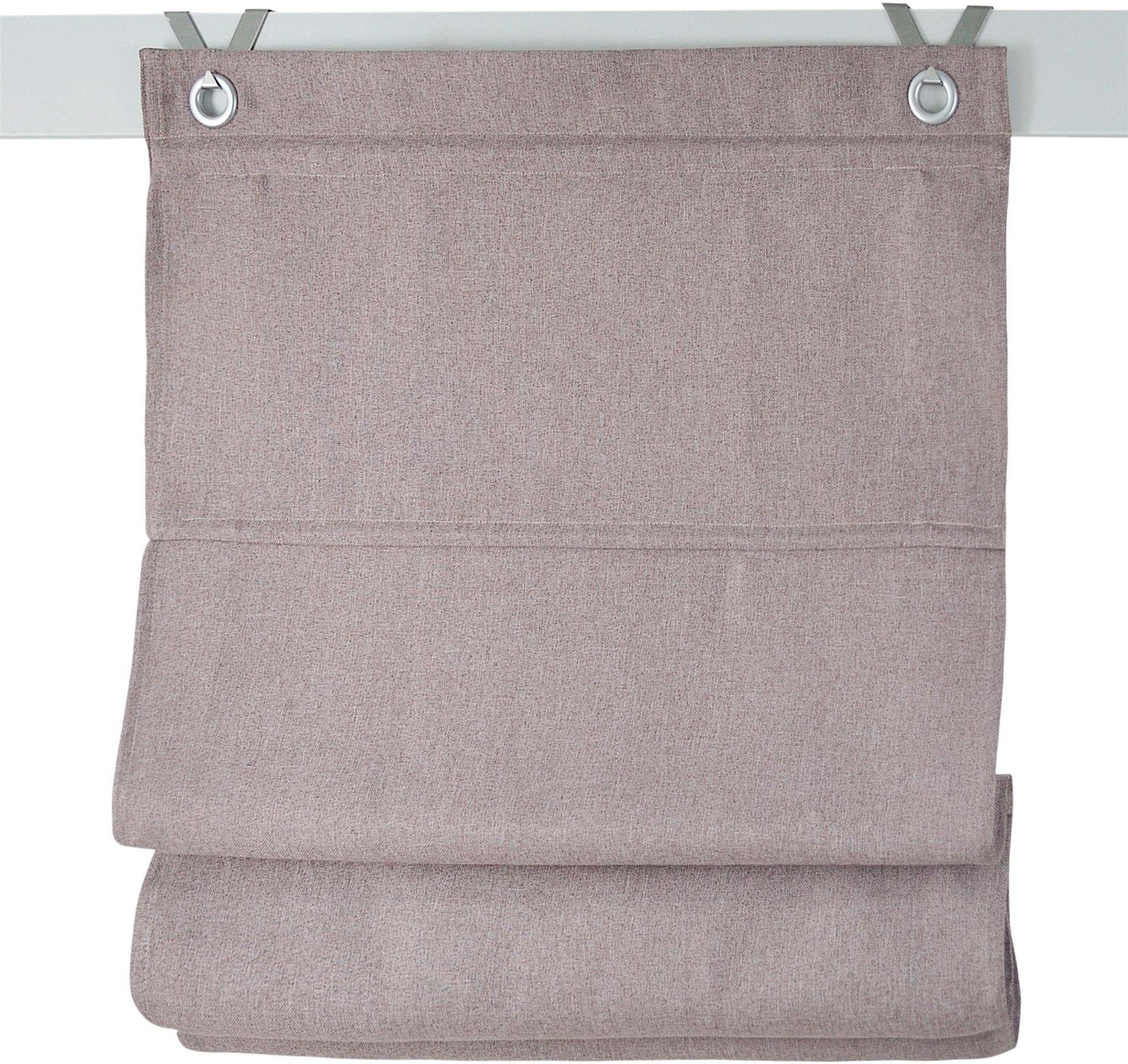 Kutti Raffrollo "Dimout" mit Hakenaufhängung ohne Bohren freihängend verdun günstig online kaufen