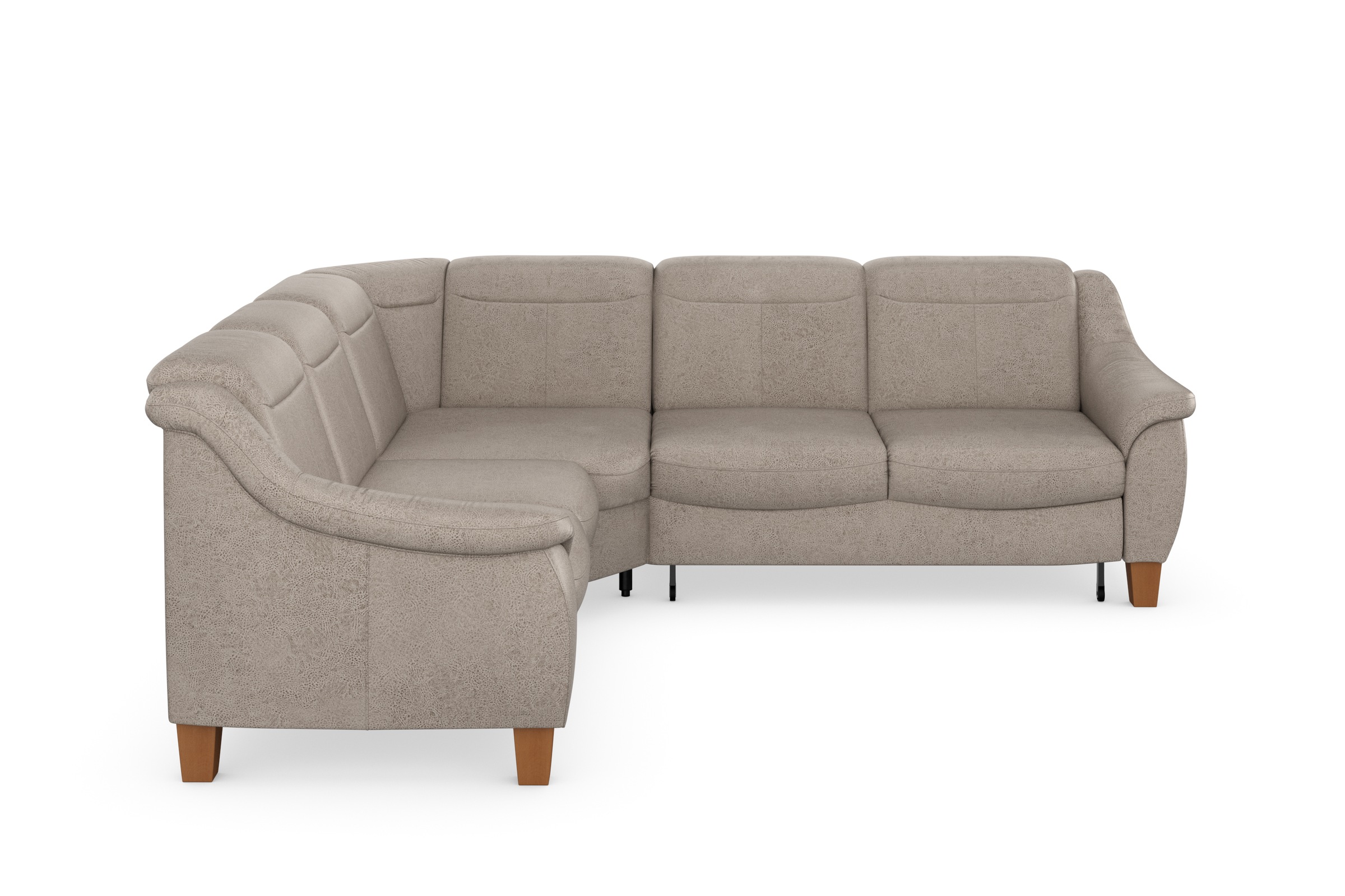 Home affaire Ecksofa »Caldera L-Form«, Federkern, wahlweise mit Kopfteilverstellung, Bettfunktion, Bettkasten