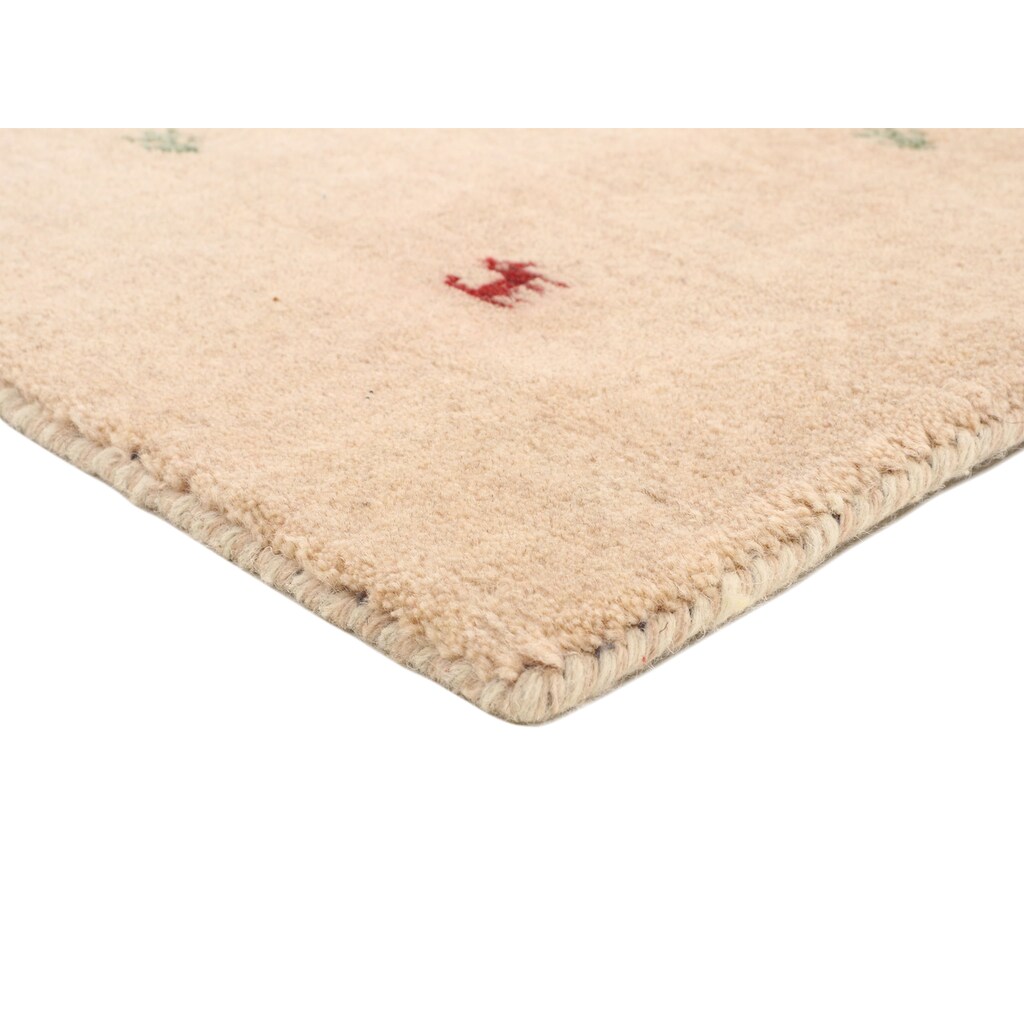 carpetfine Wollteppich »Gabbeh-Uni«, quadratisch