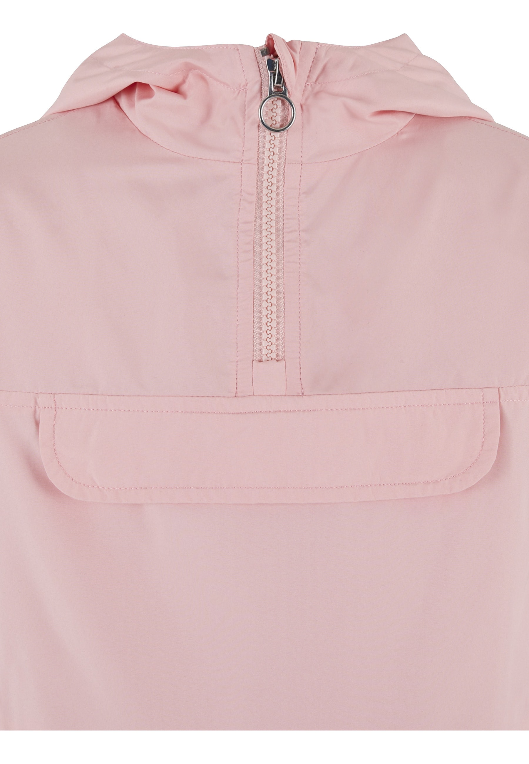 URBAN CLASSICS Allwetterjacke »Urban Classics Damen Girls Basic Pullover Jacket« 1 Stk. tlg. mit Kapuze