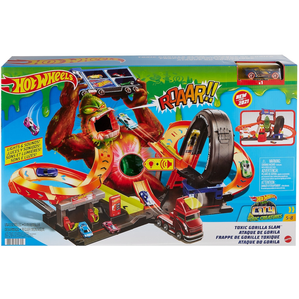 Hot Wheels Autorennbahn »City Slam Gorilla«