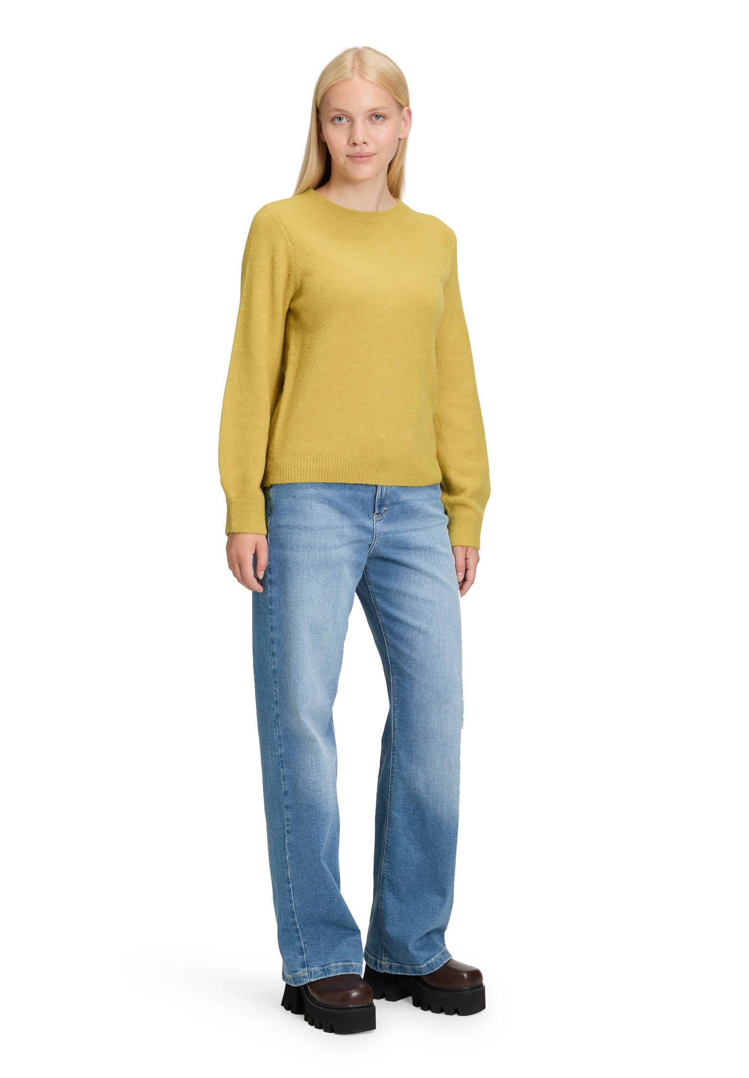 Cartoon Strickpullover »Damen mit Rundhalsausschnitt« 1 Stk.