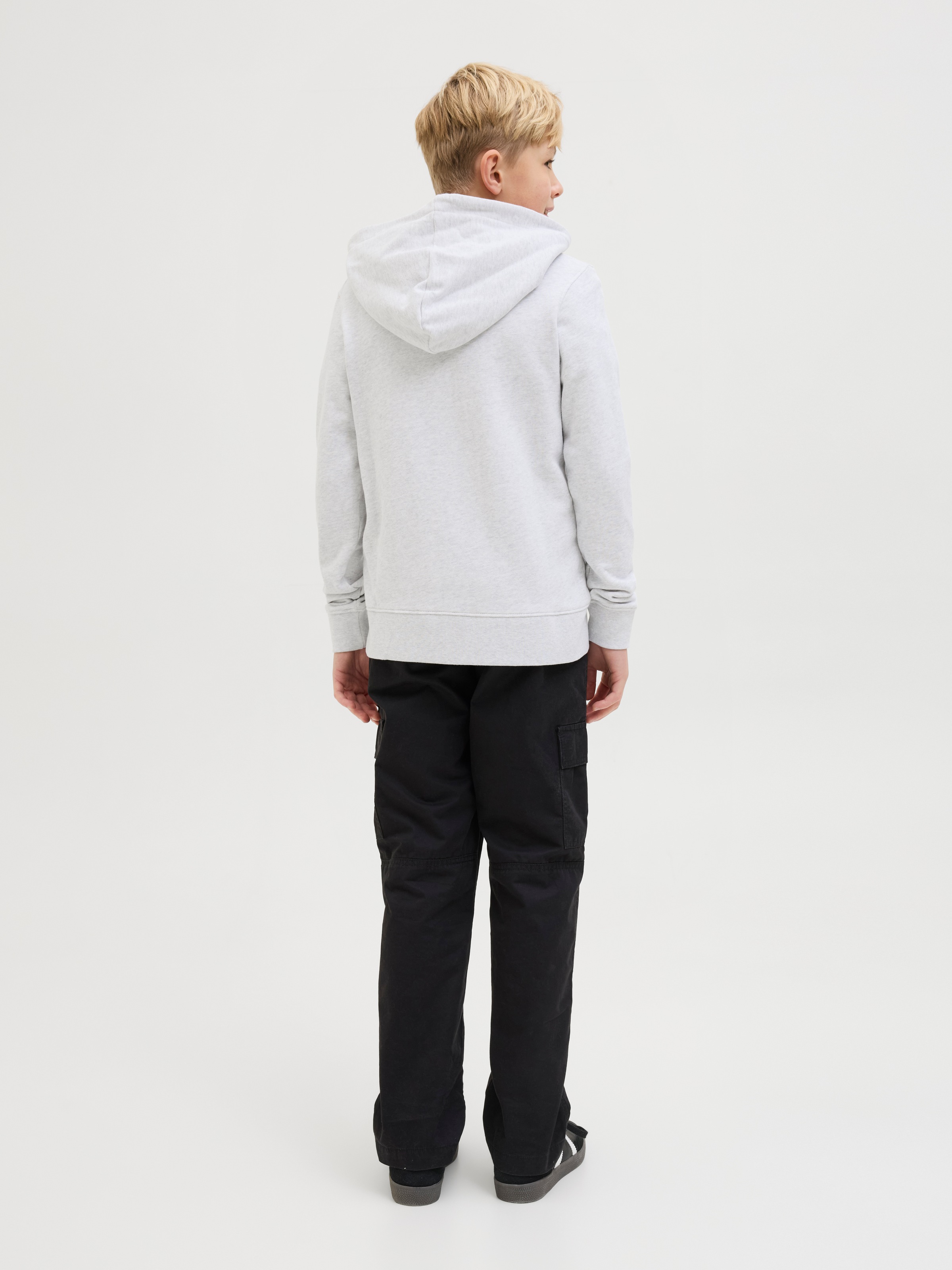 Jack & Jones Junior Kapuzensweatjacke »JJBEAU SWEAT ZIP HOOD JNR«, mit kleinem Brust-Logo-Motiv