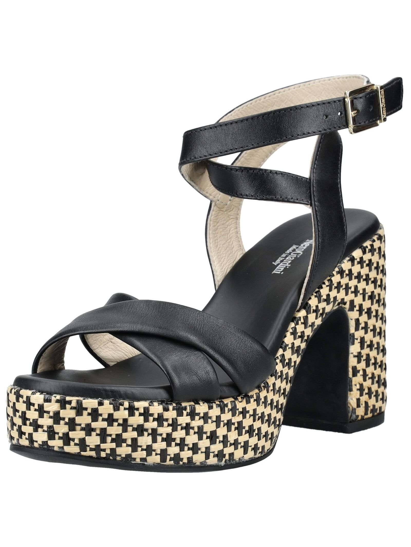 Nero Giardini High-Heel-Sandalette "Nero Giardini Sandalen Leder" günstig online kaufen