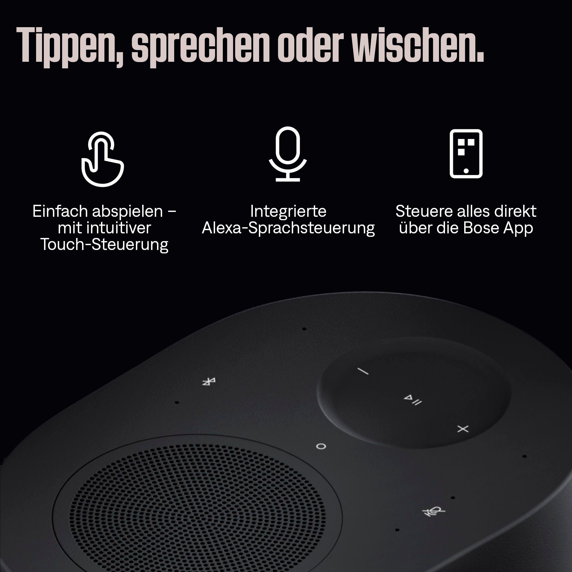 Bose Smart Speaker »Set: 2 x Lifestyle Ultra« Stereo (A2DP Bluetooth | Bluetooth | WLAN App-Steuerung | Equalizer | Mikrofon | Mikrofon-Stummschaltung | Multiroom | Sprachsteuerung )