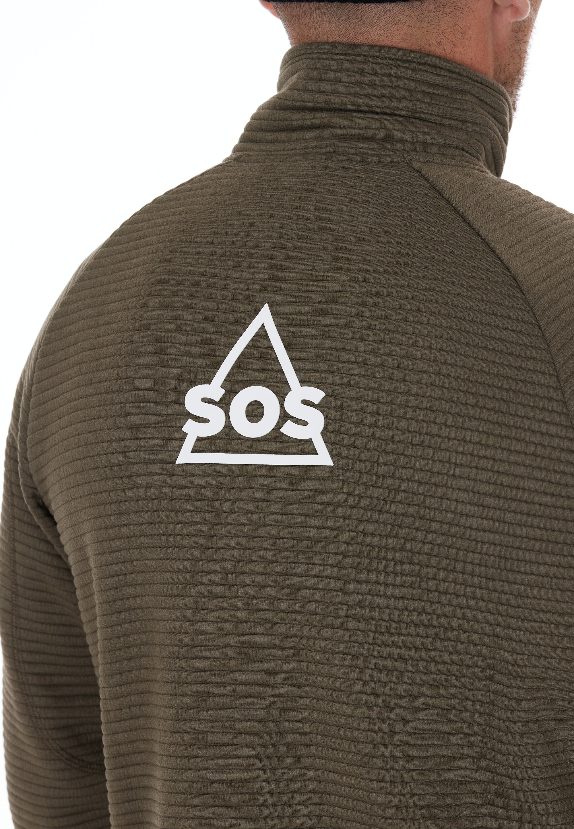 SOS Sweatjacke »Muju«, mit stilvollem Logodetail