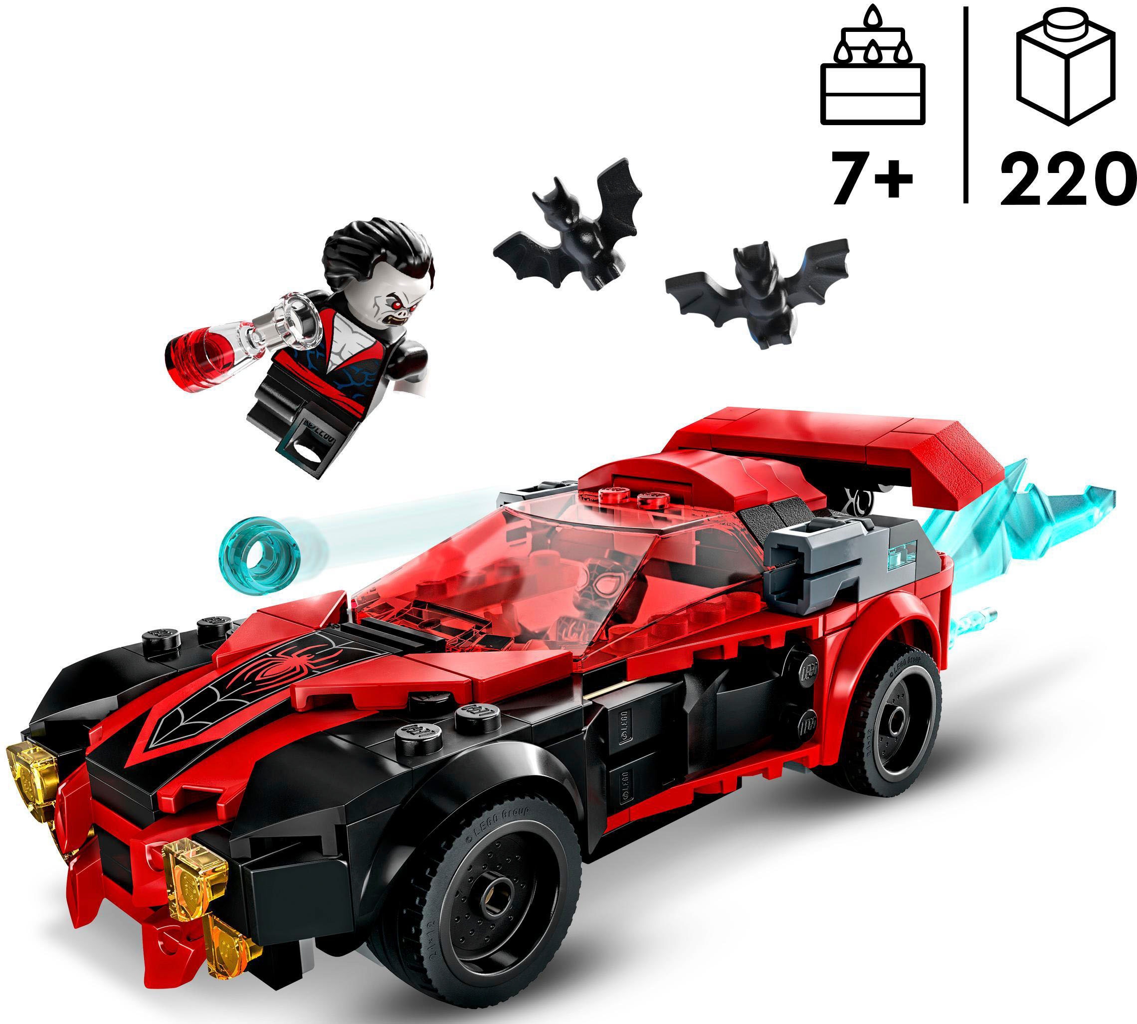 LEGO® Konstruktionsspielsteine »Miles Morales vs. Morbius (76244), LEGO® Marvel«, (220 St.), Made in Europe