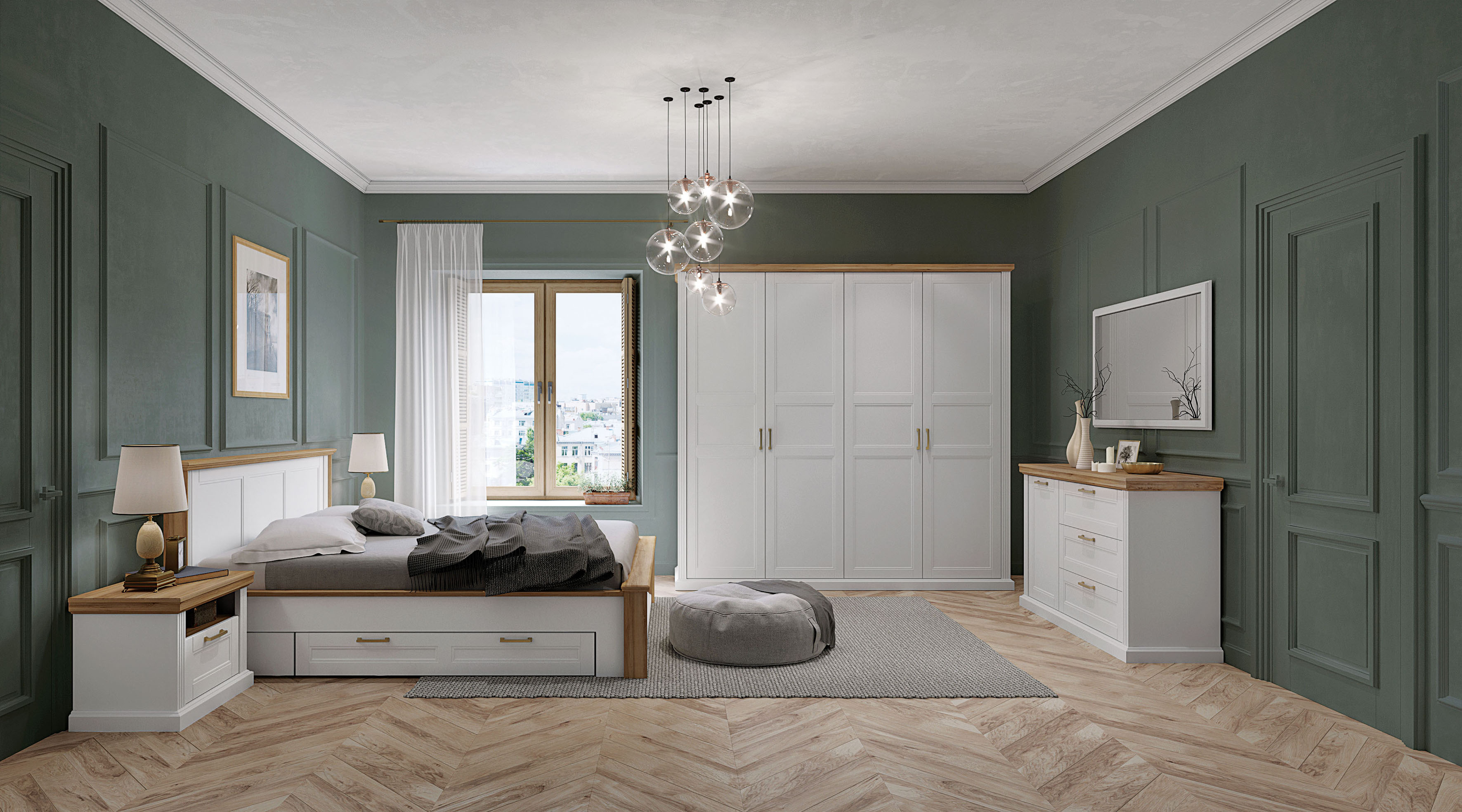 Thumbnail - Home affaire Bettgestell "Tara" Liegefläche 160x200 cm