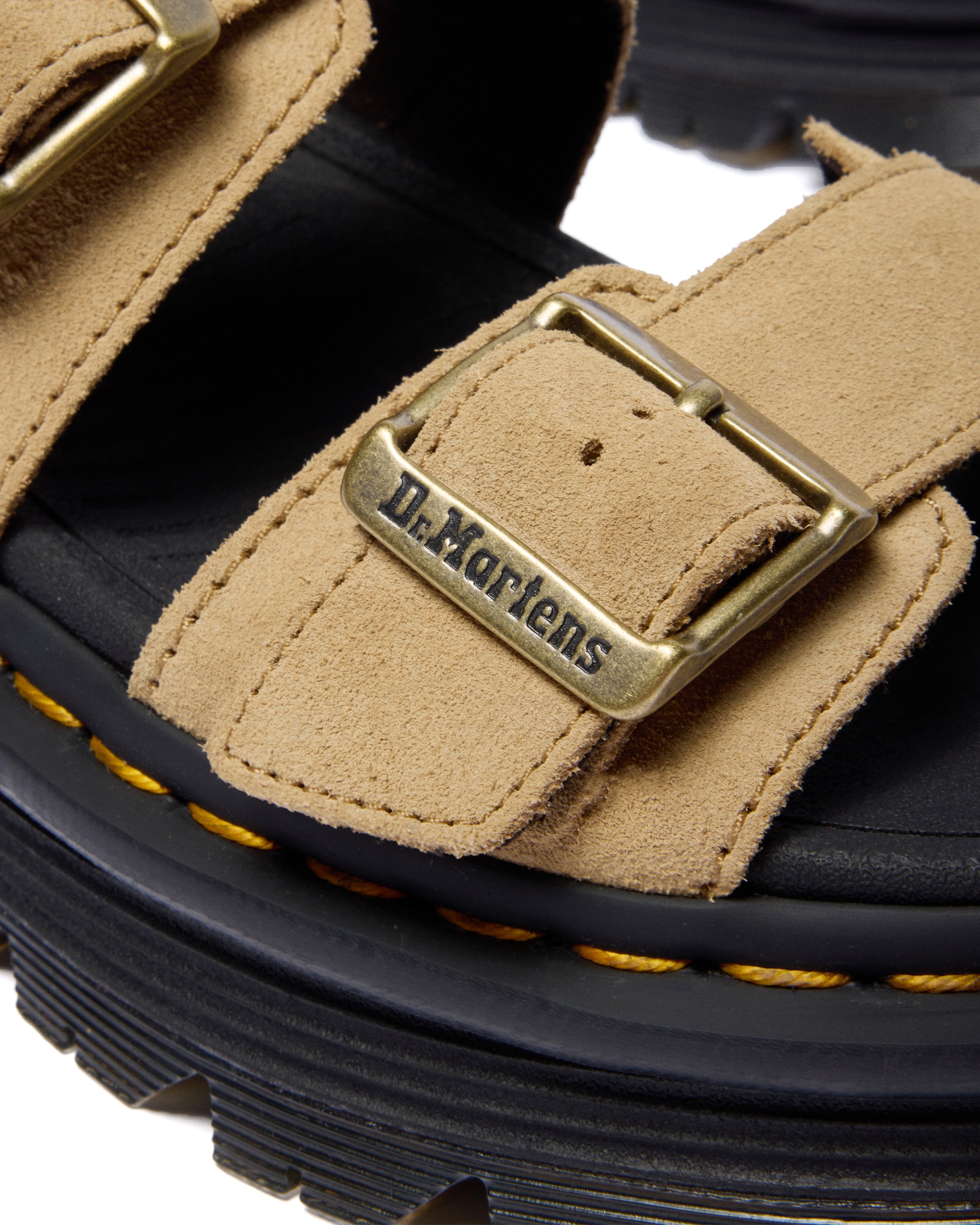 DR. MARTENS Sandale »Zebzag«  Plateau, Sandalette, Sommerschuh mit typisch gelber Rahmennaht