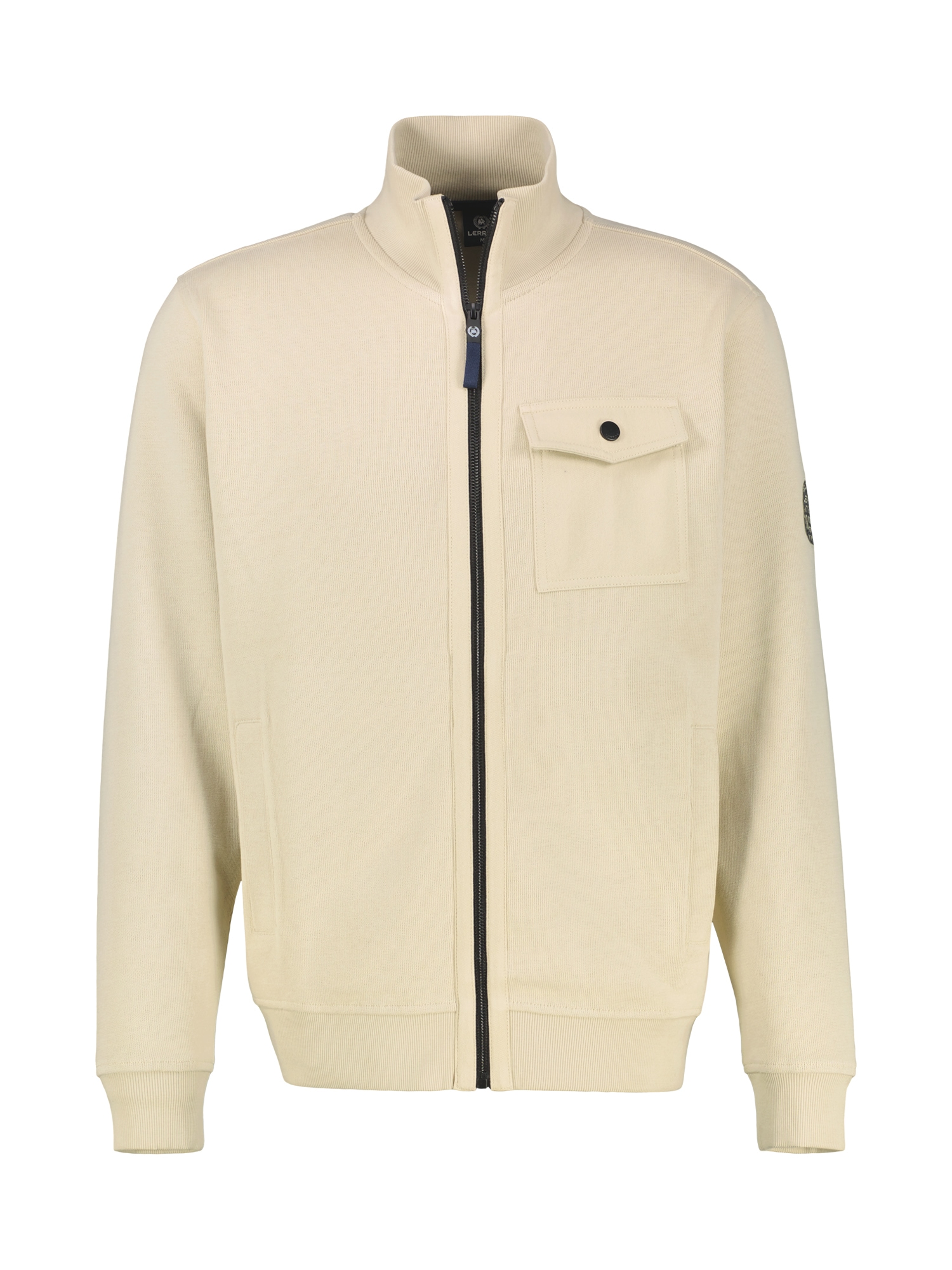 LERROS Sweatjacke "Sweatjacke in Übergrößen, modisch-sportiv"