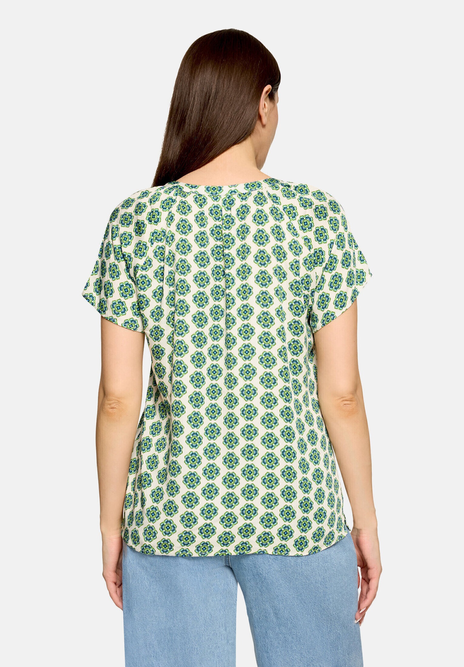 Cartoon Shirtbluse »Damen mit Rüschen«