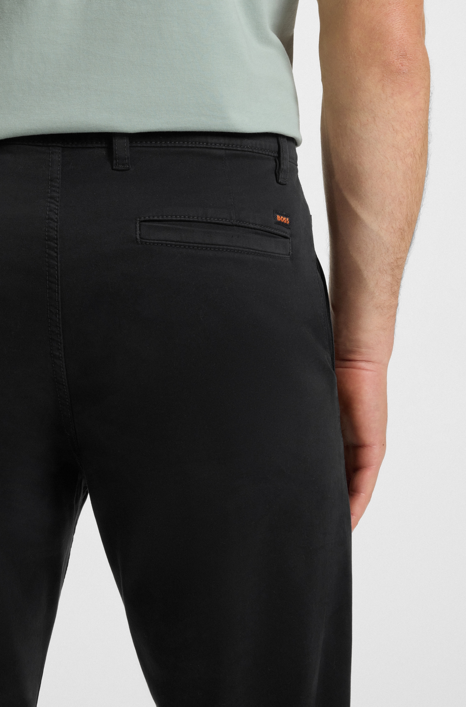 BOSS ORANGE Chinohose "tapered" mit BOSS Logo hinten günstig online kaufen