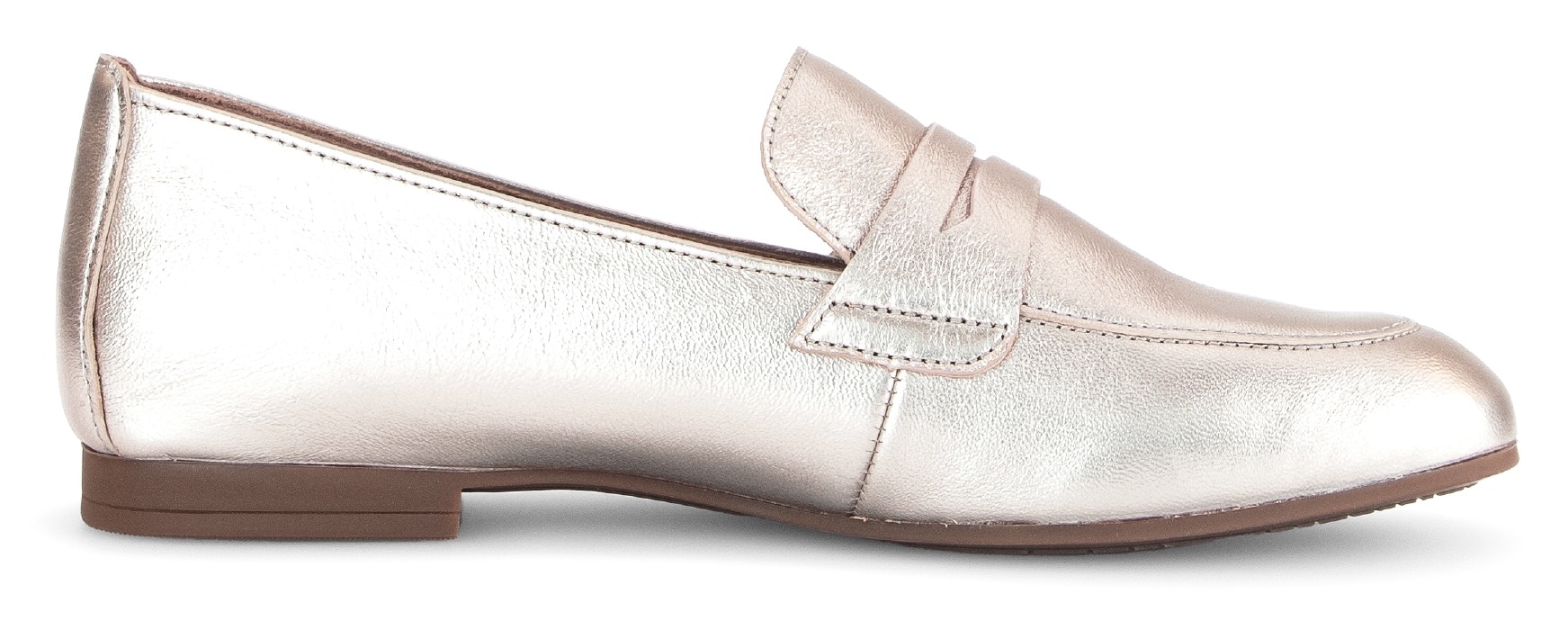 Gabor Loafer, Slipper, Festtagsschuh, Schlupfschuh im Metallic-Look