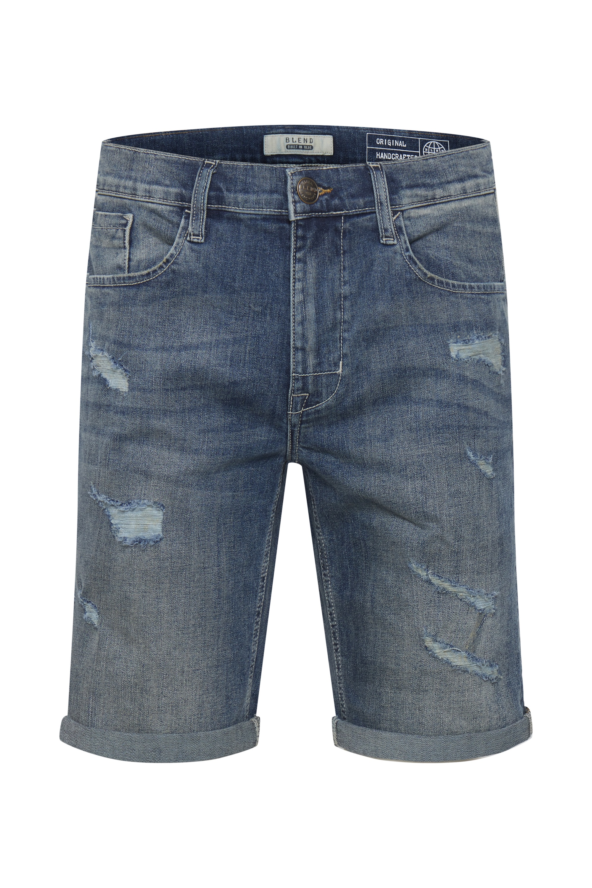 Blend Jeansshorts "BHDeniz", Stilvolle 5-Pocket-Jeansshorts mit Destroyed-E günstig online kaufen