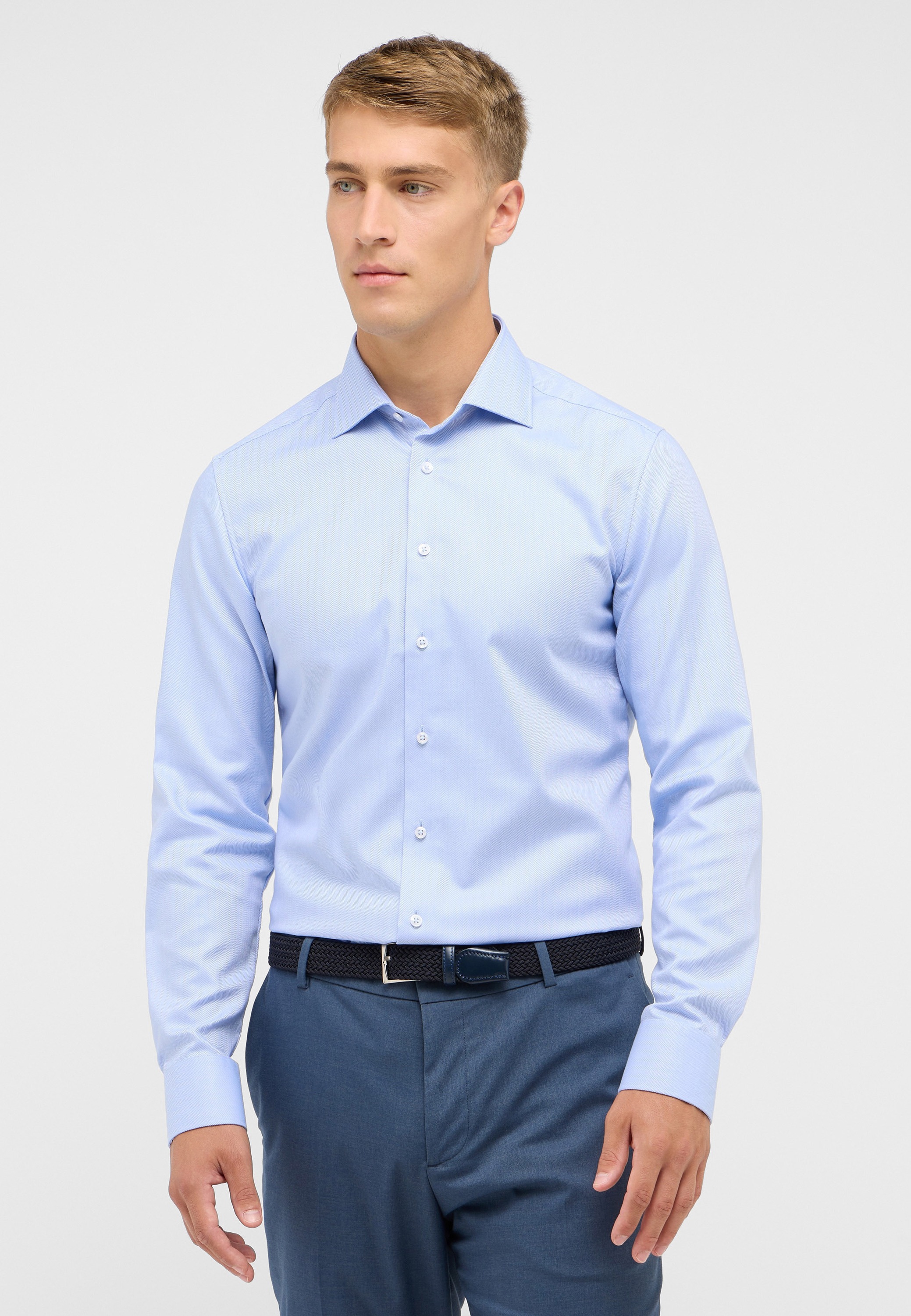 Eterna Langarmhemd "SLIM FIT" NON IRON (bügelfrei) günstig online kaufen