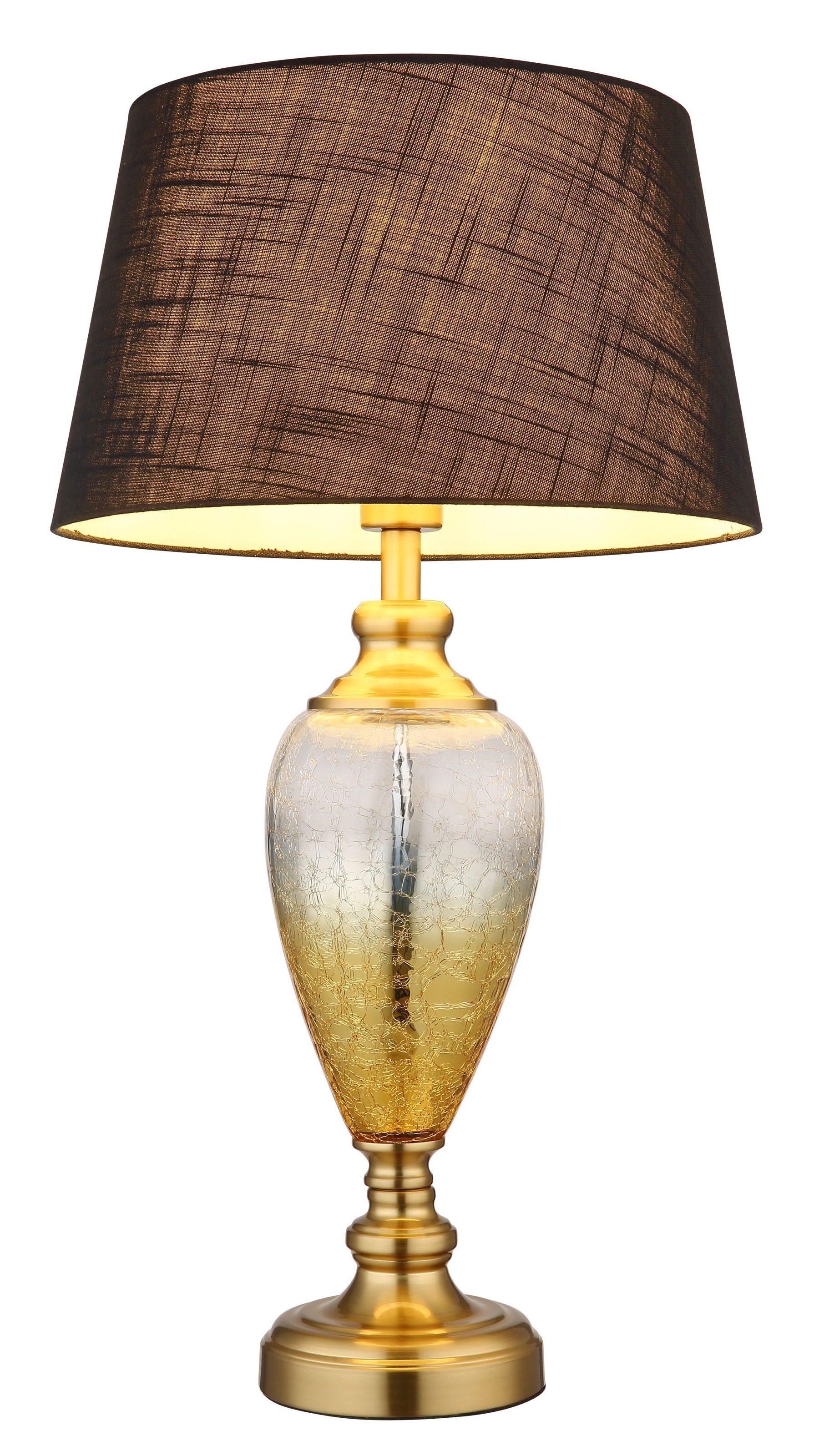 GLOBO LIGHTING Tischleuchte »LEILA« E27 1 Stk. Design Tischlampe, Wohnzimmer, Schlafzimmer, Flur, Textilschirm