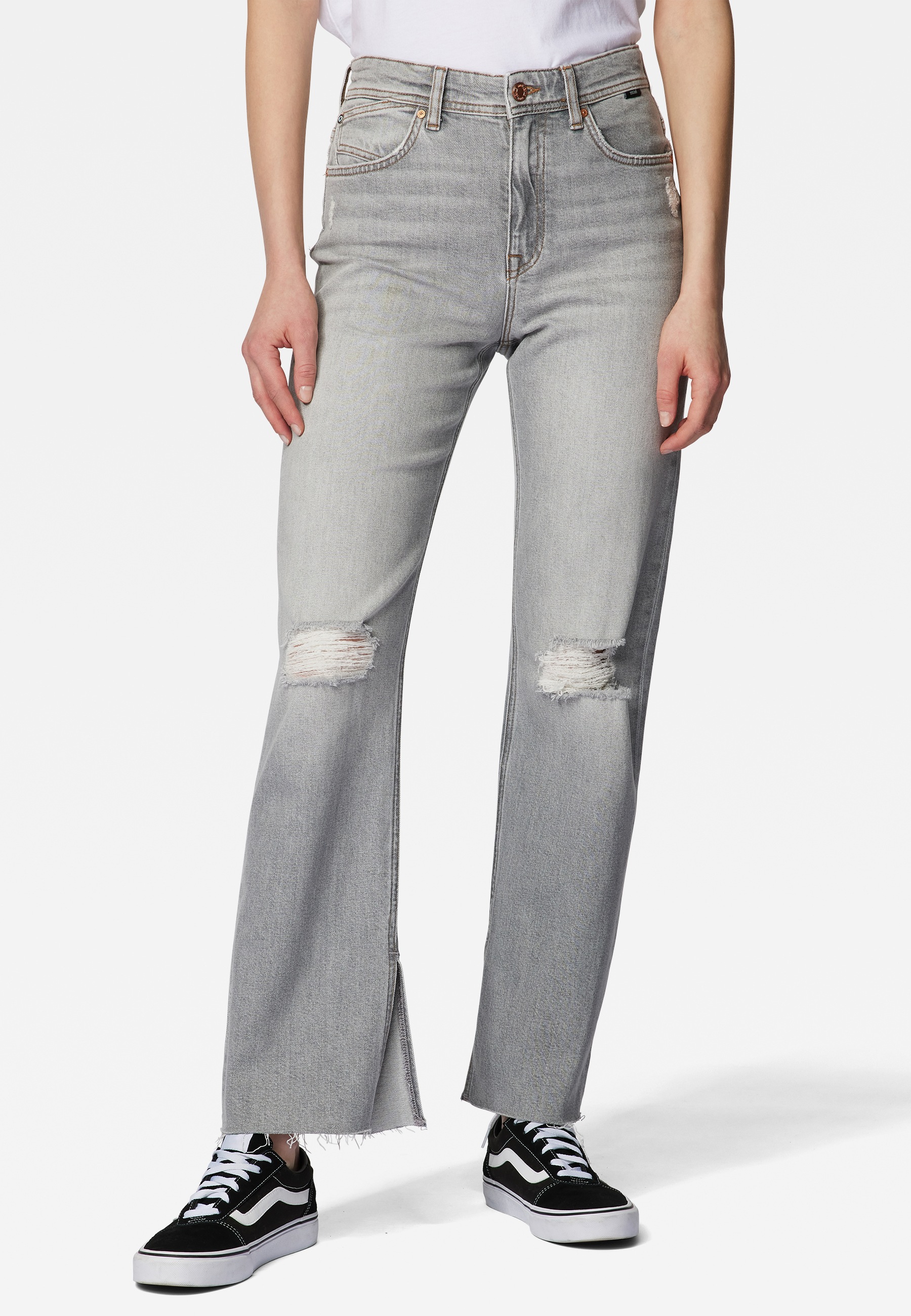 Mavi Straight-Jeans »BARCELONA SLIT«, Straight Leg Jeans mit Schlitz