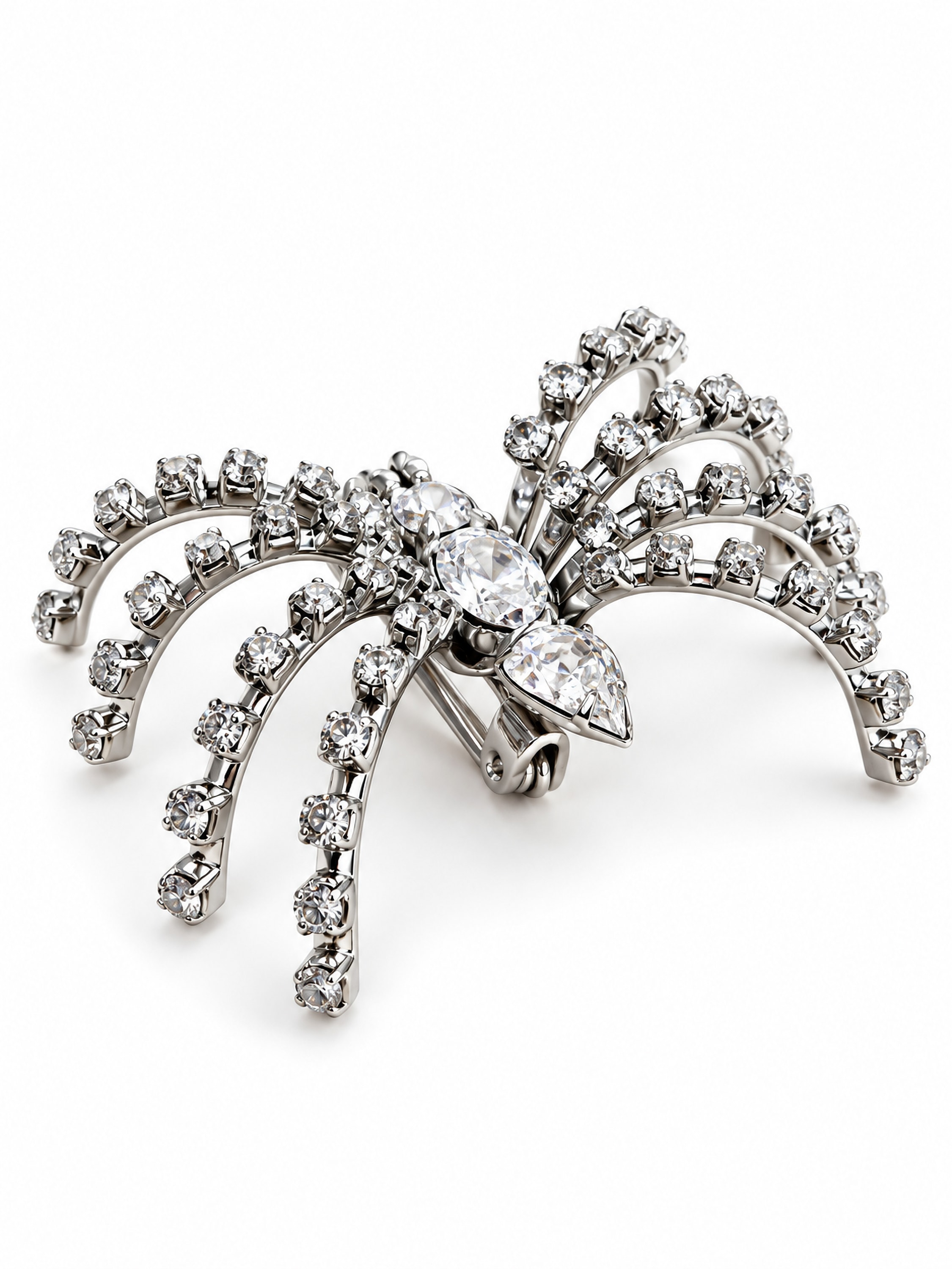 COLLEZIONE ALESSANDRO Brosche »Arachne« ()  funkelnde Spinnen Brosche