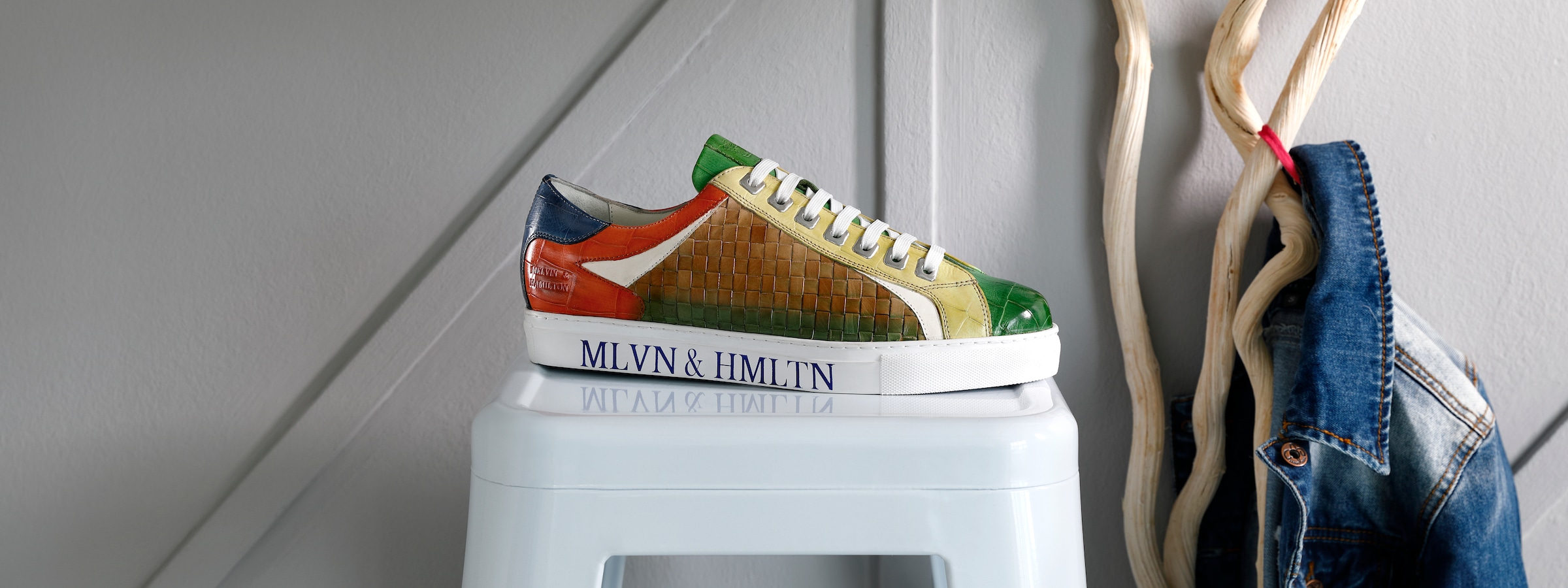 Melvin & Hamilton Sneaker »Harvey 9«, aus vegetabil gegerbtem Leder, Freizeitschuh, Halbschuh, Schnürschuh