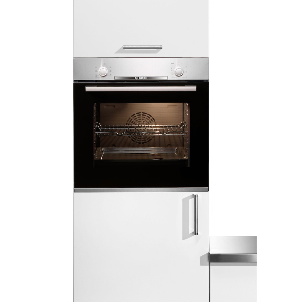 BOSCH Einbaubackofen »HBA530BR1«, 2, HBA530BR1, mit Teleskopauszug nachrüstbar, ecoClean Direct