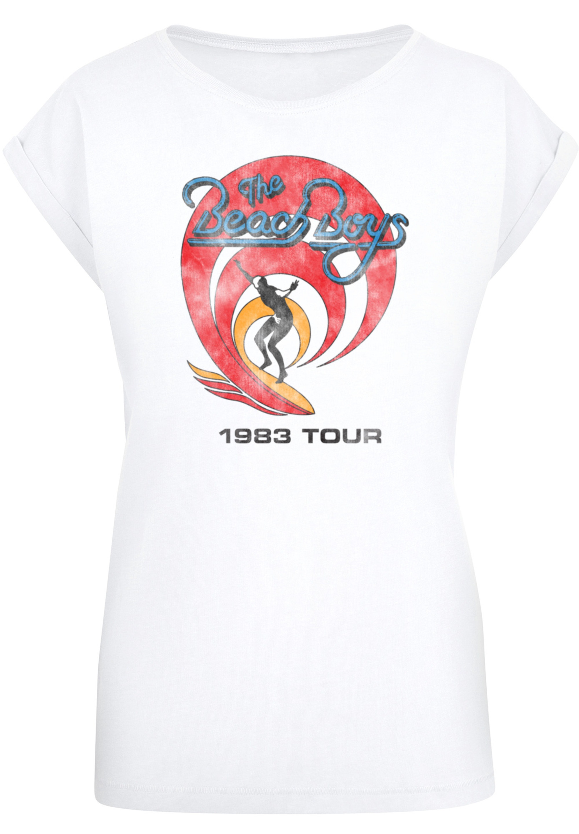 F4NT4STIC T-Shirt »The Beach Boys Band Surfer '83 Vintage«, Print