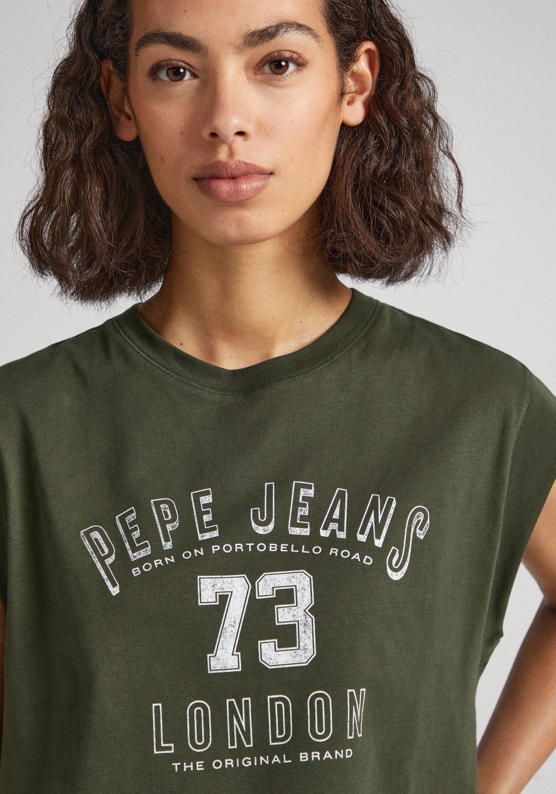 online »AMBER« Jeans | BAUR bestellen Pepe Print-Shirt