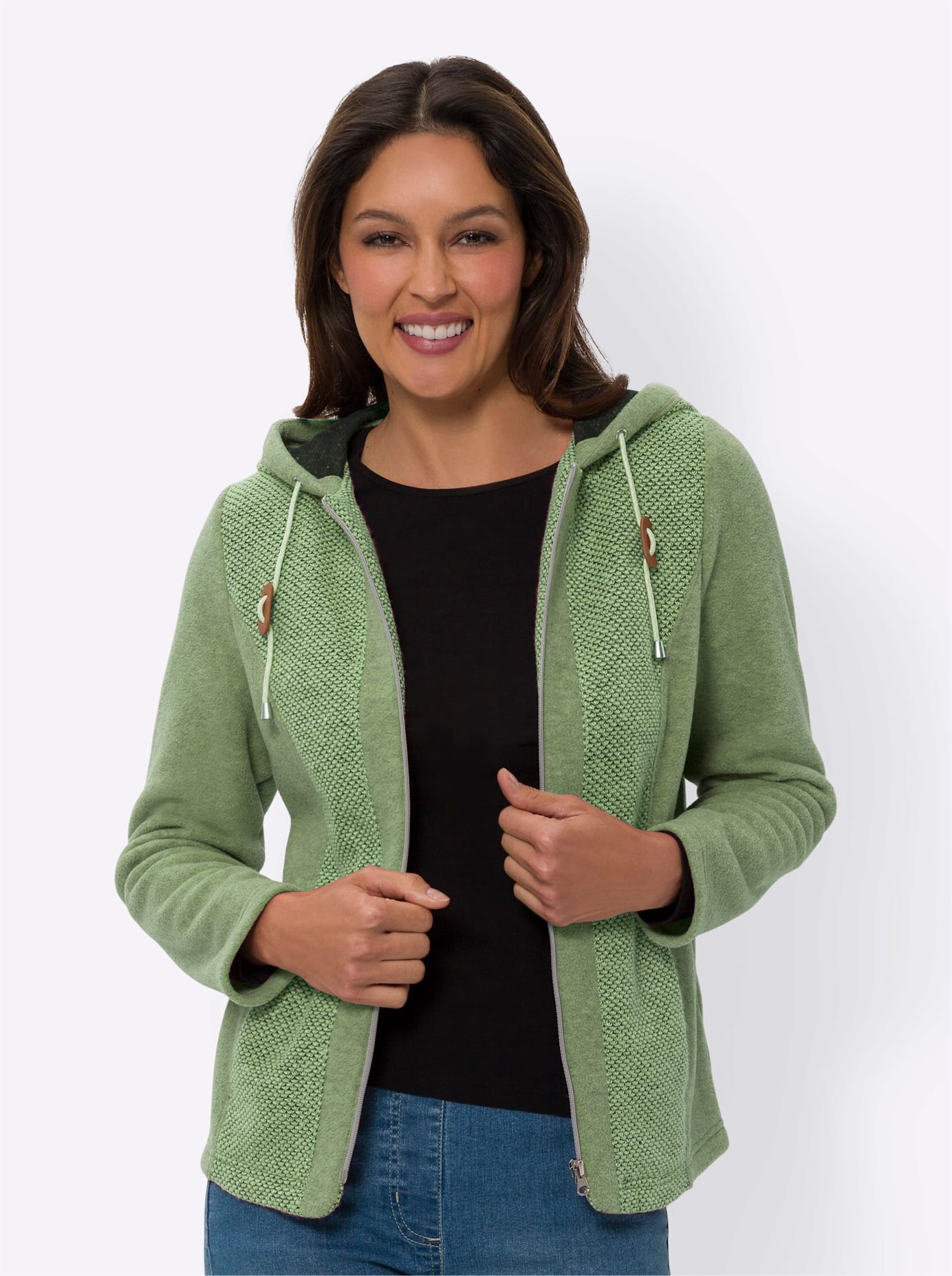 Classic Basics Langjacke mit Kapuze günstig online kaufen