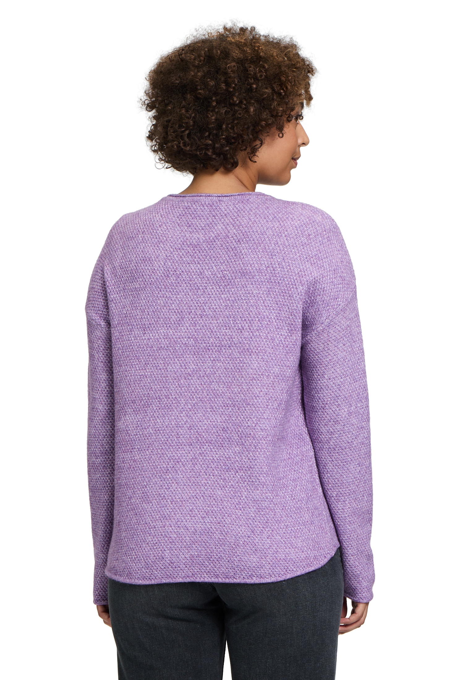 Betty&Co Strickpullover »Betty & Co Damen Strickpullover mit Rundhalsausschnitt«, (1 tlg.), Struktur