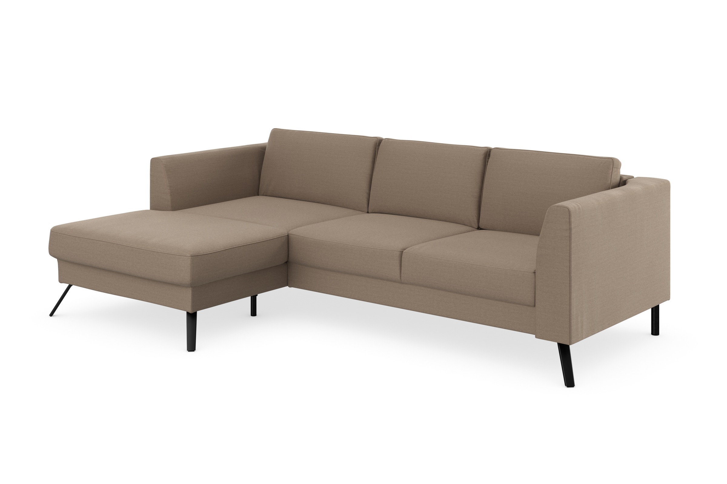 sit&more Ecksofa »Lindholm L-Form«, mit Sitztiefenverstellung und Federkern