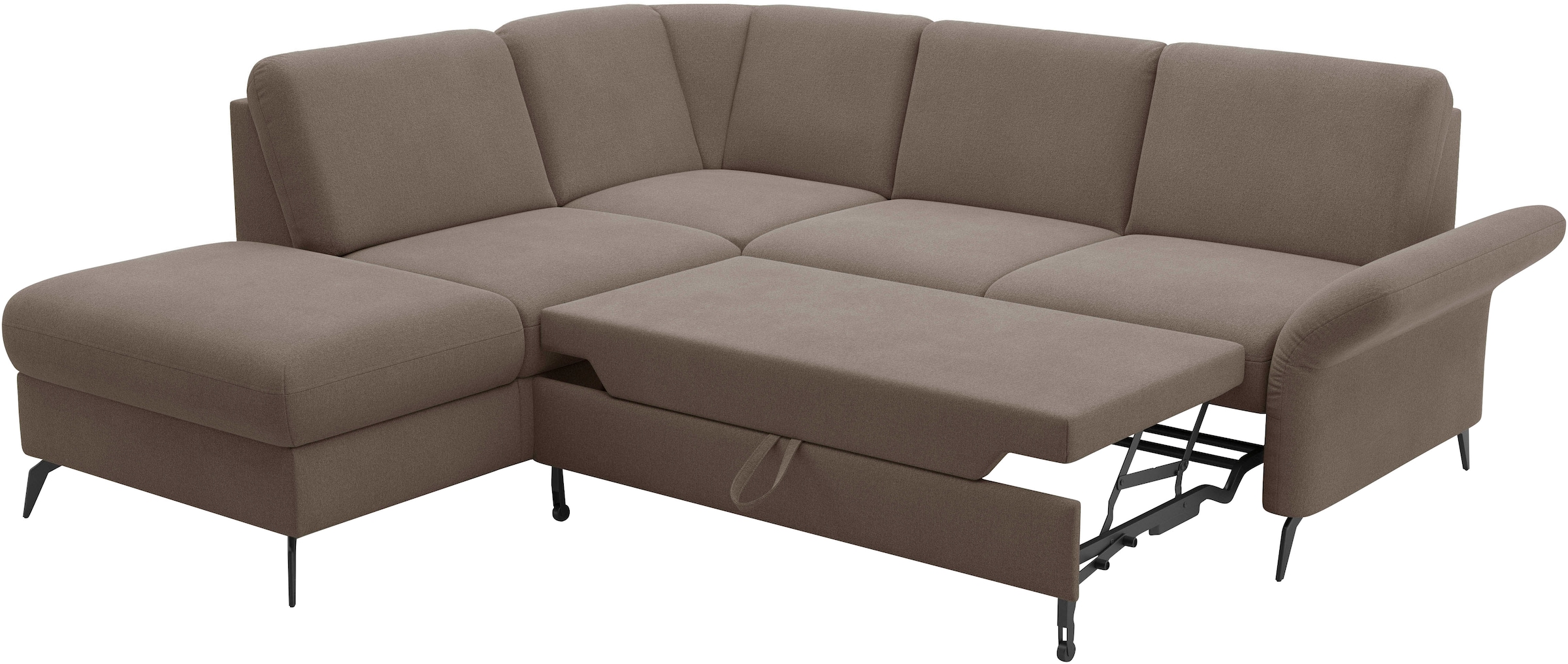 Home affaire Ecksofa »Rochelle«, wahlweise mit Bettfunktion, Bettkasten und Armteilverstellung