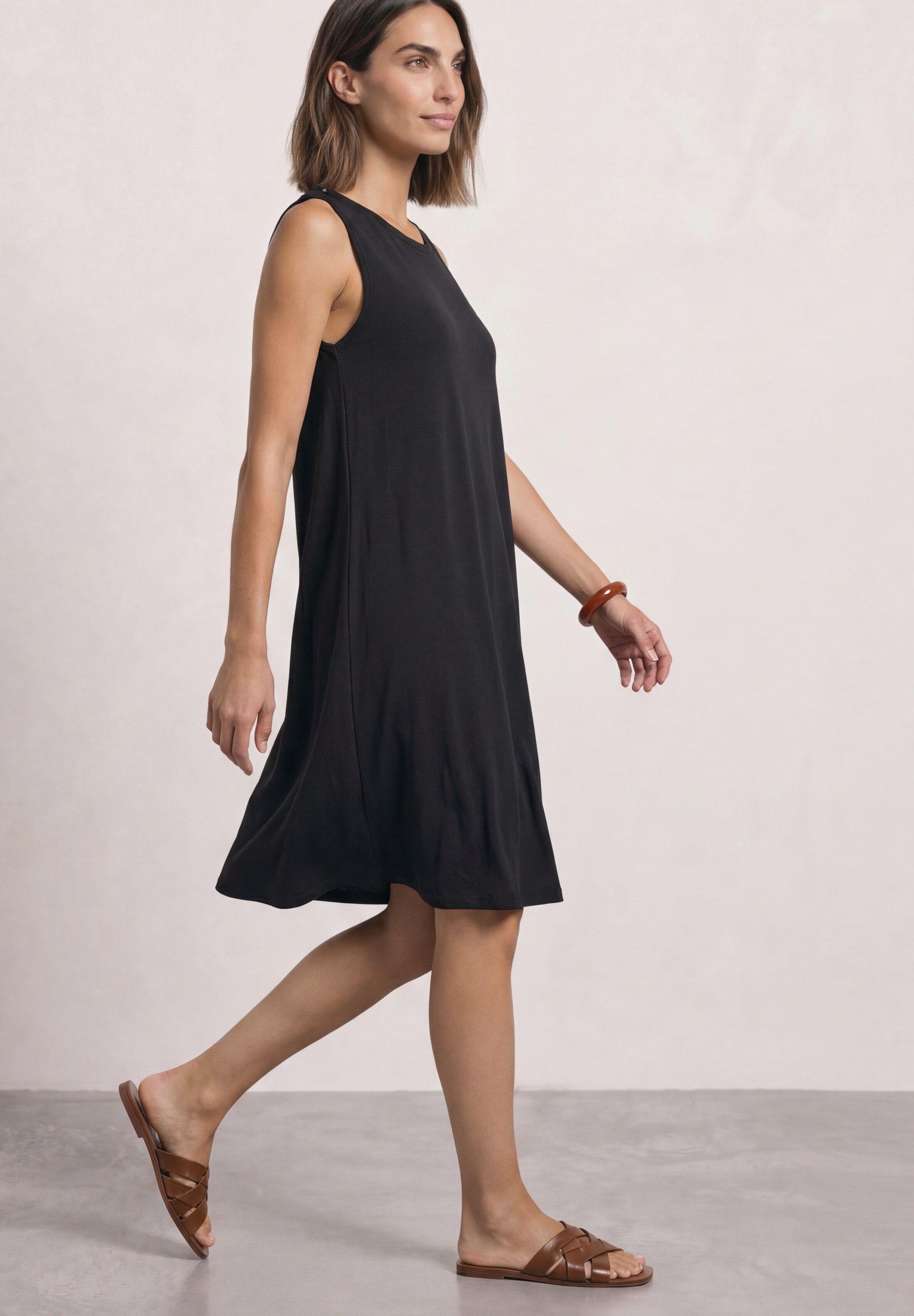 STREET ONE Midikleid Ohne Taschen knielang