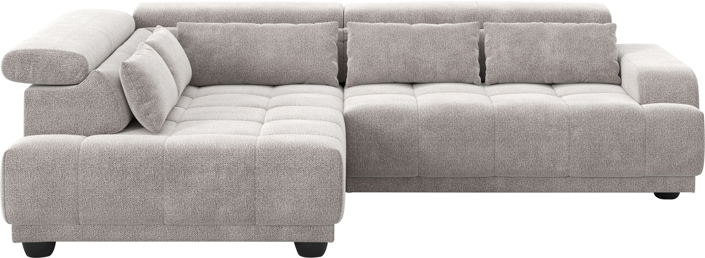 COTTA Ecksofa "Jade - L Form, Sitzbreite 201 cm" inkl. Kopfteilverstellung günstig online kaufen