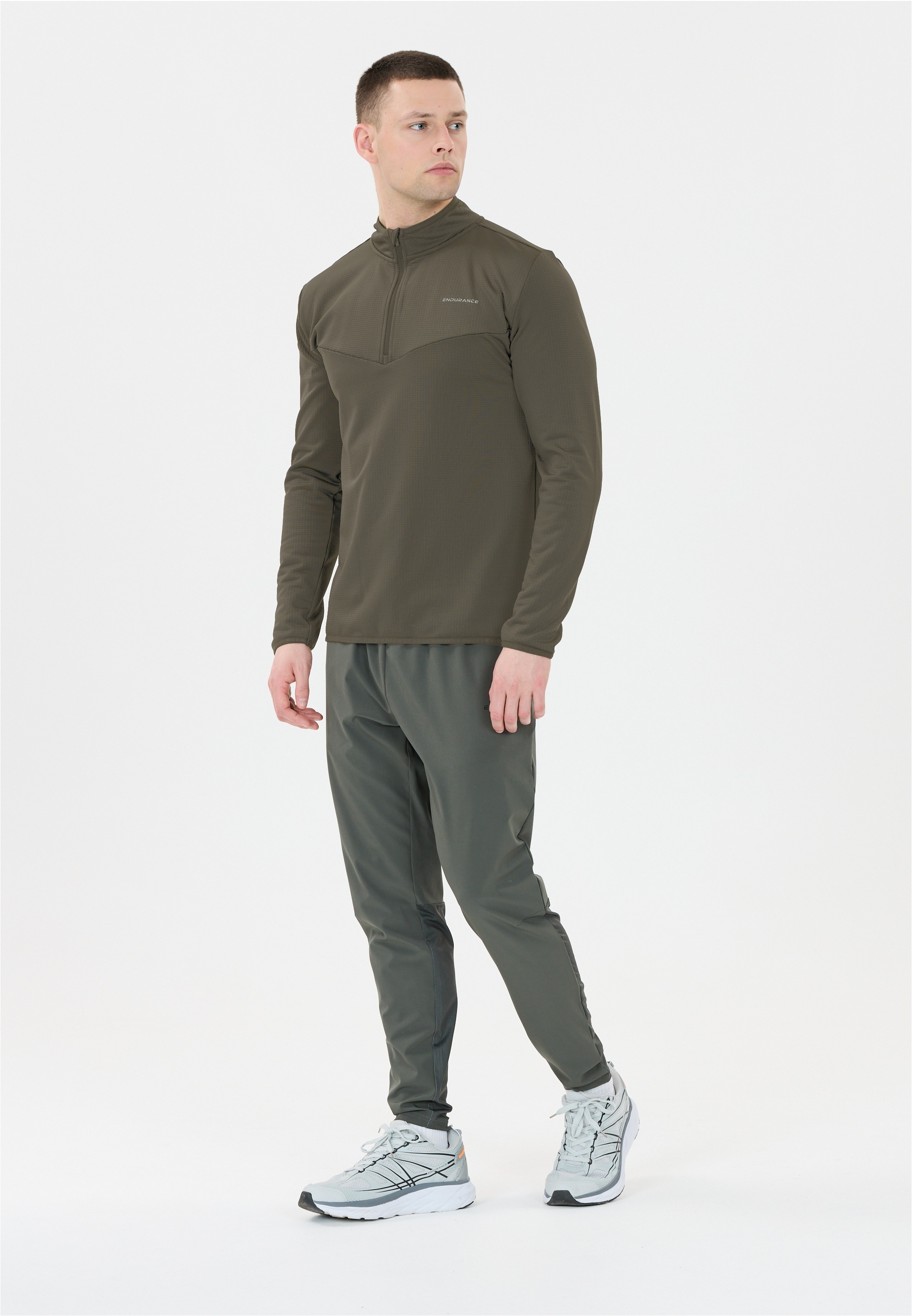 Endurance Ledger Long Sleeve Shirt Dark Green L 4