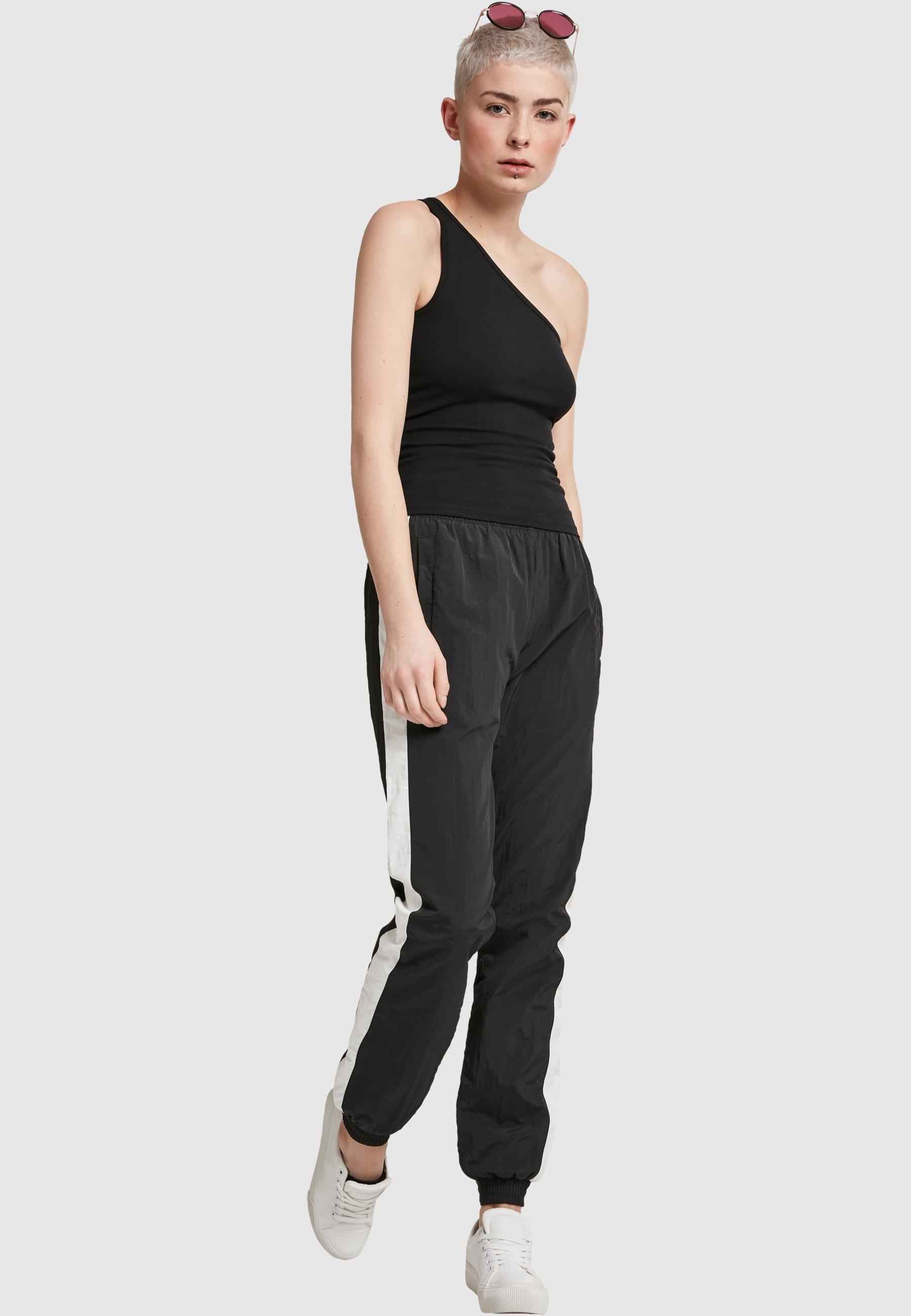 URBAN CLASSICS Muskelshirt »Urban Classics Damen Ladies Asymmetric Top«, (1 tlg.)