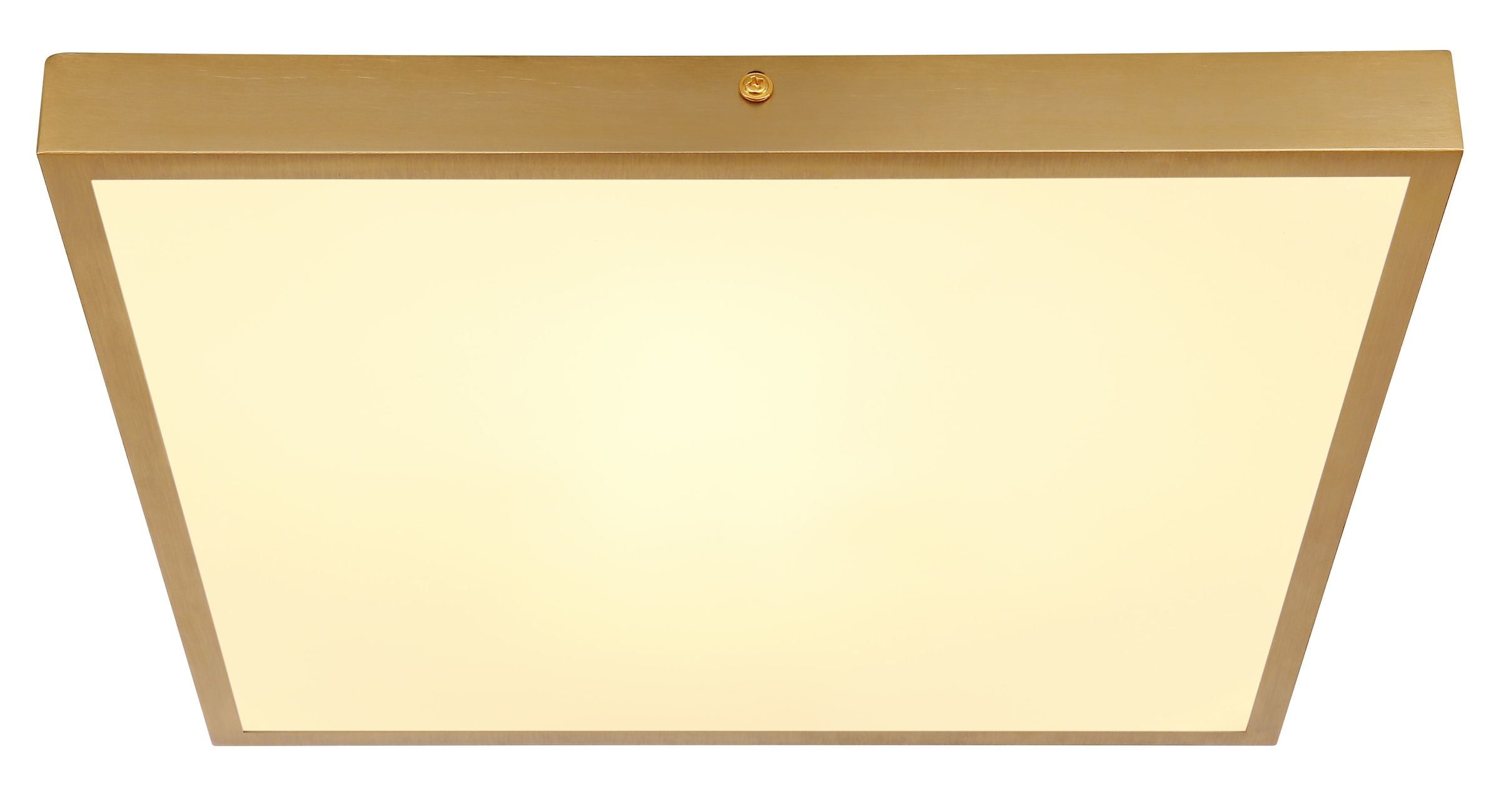 GLOBO LIGHTING LED Deckenleuchte »TIBEY«, Leuchtmittel LED-Modul | LED fest integriert, Deckenlampe / Wohnbereich / Arbeitszimmer / messingfarben/ quadratisch