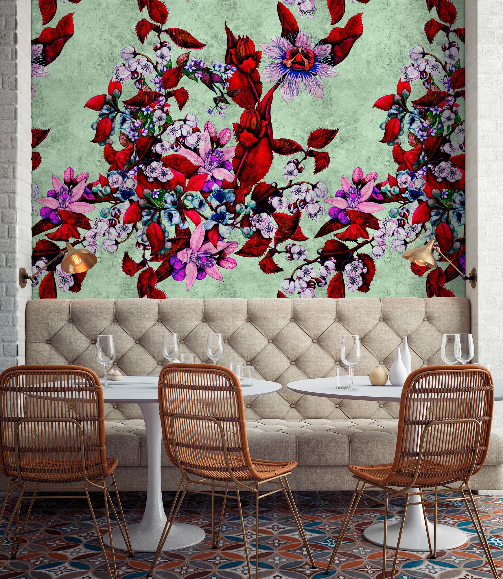 living walls Fototapete "Walls by Patel Tropical Passion 3" glatt Vlies, Wa günstig online kaufen